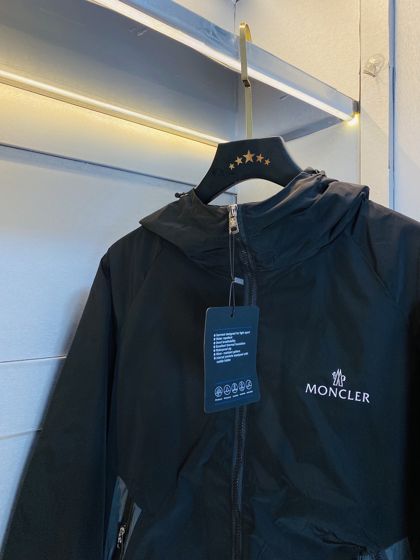 官网原单货可穿200斤蒙口Moncler2024秋款！新款外套夹克三标齐全带洗水唛高版本高品质原版面料网