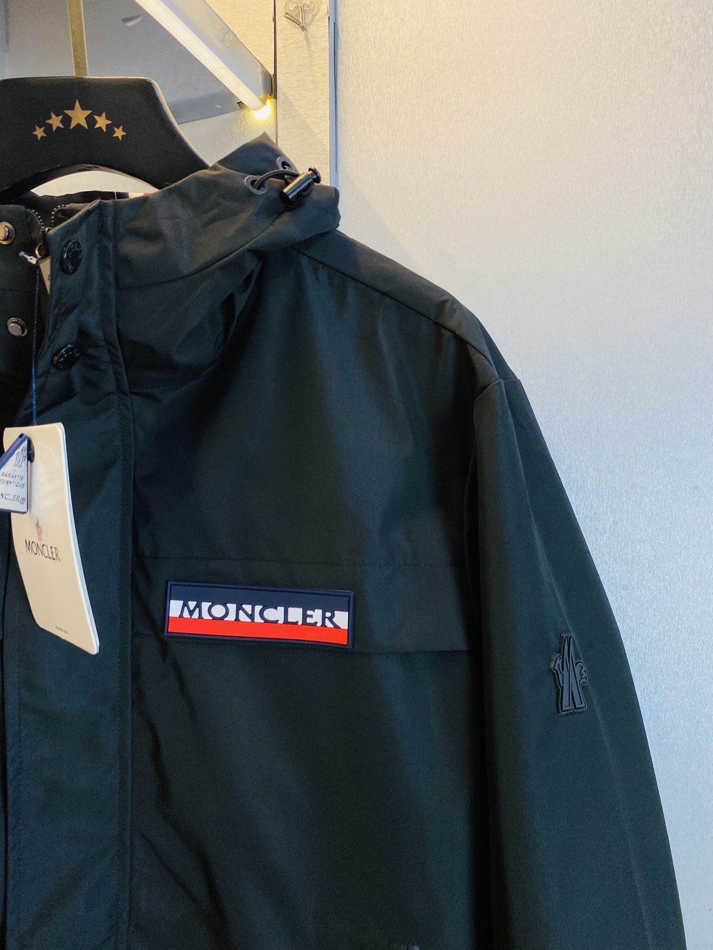 官网原单货可穿200斤蒙口Moncler2024秋款！新款外套夹克三标齐全带洗水唛高版本高品质原版面料网