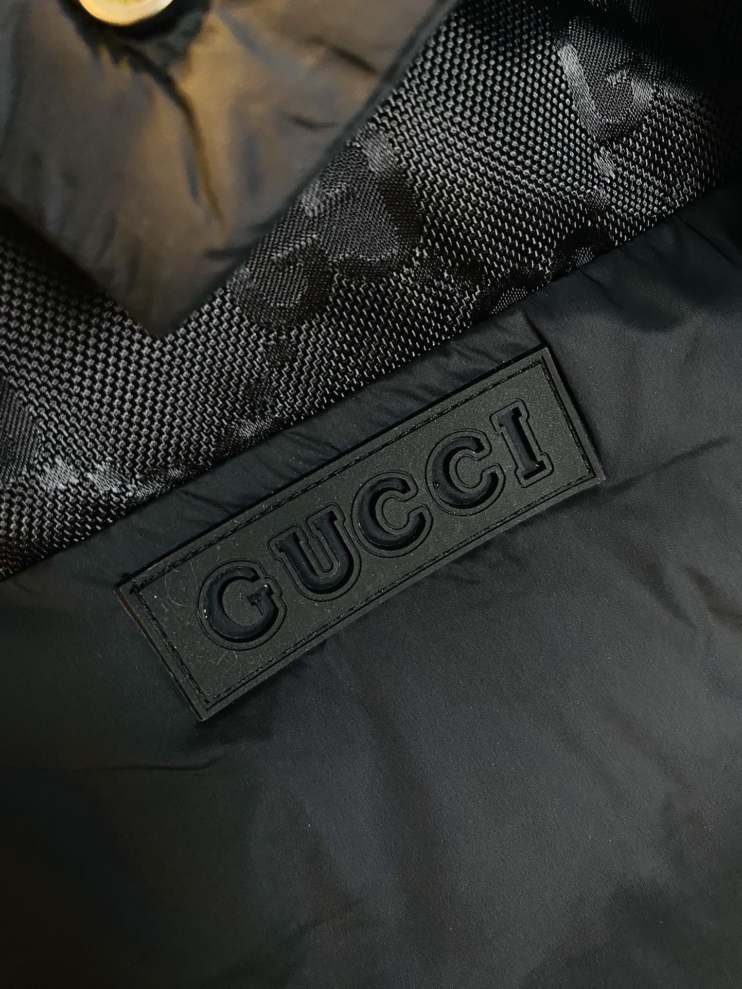 官网原单货可穿200斤古奇Gucci2024冬款！新款加厚款羽绒服90绒高版本高品质原版面料网红明星同款