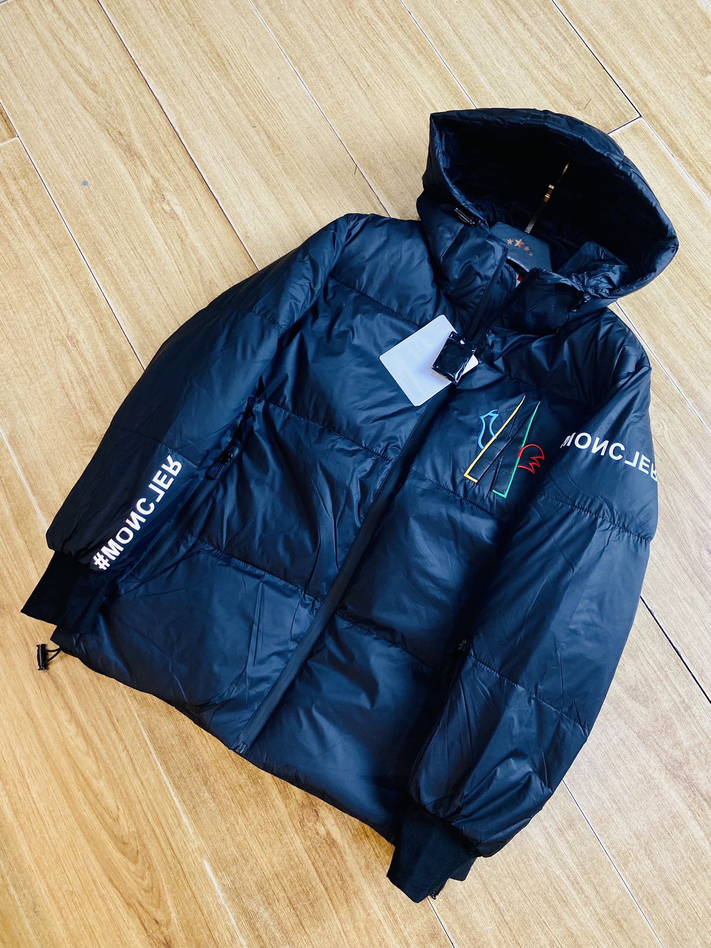 官网原单货可穿200斤蒙口Moncler2024冬款！新款加厚款羽绒服90绒高版本高品质原版面料网红明星