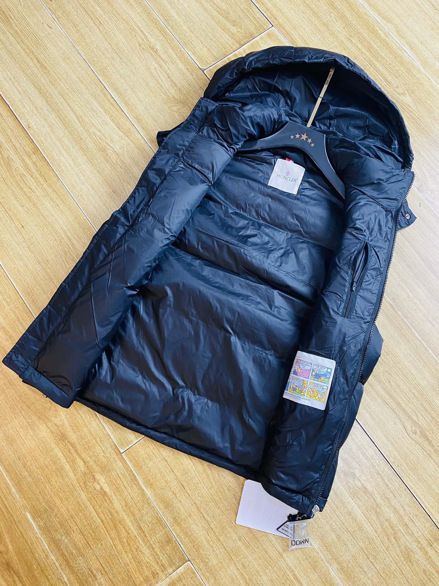 官网原单货可穿200斤蒙口Moncler2024冬款！新款加厚款羽绒服马甲90绒高版本高品质原版面料网红