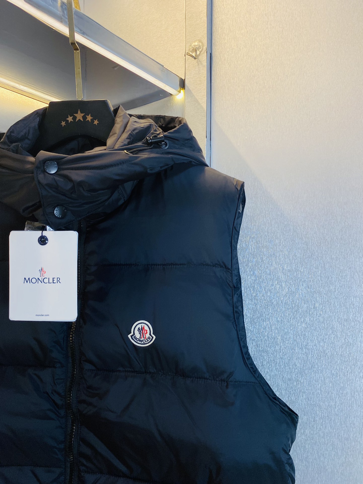 官网原单货可穿200斤蒙口Moncler2024冬款！新款加厚款羽绒服马甲90绒高版本高品质原版面料网红