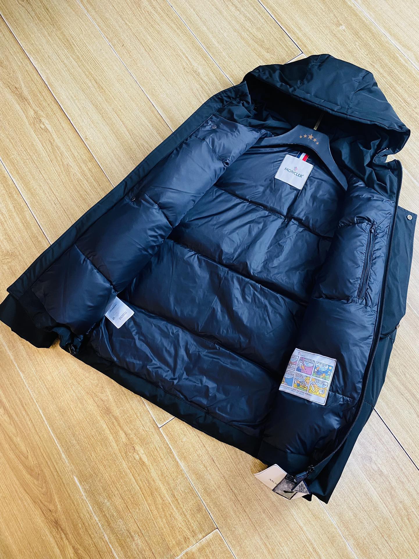 官网原单货可穿200斤蒙口Moncler2024冬款！新款加厚款羽绒服90绒高版本高品质原版面料网红明星