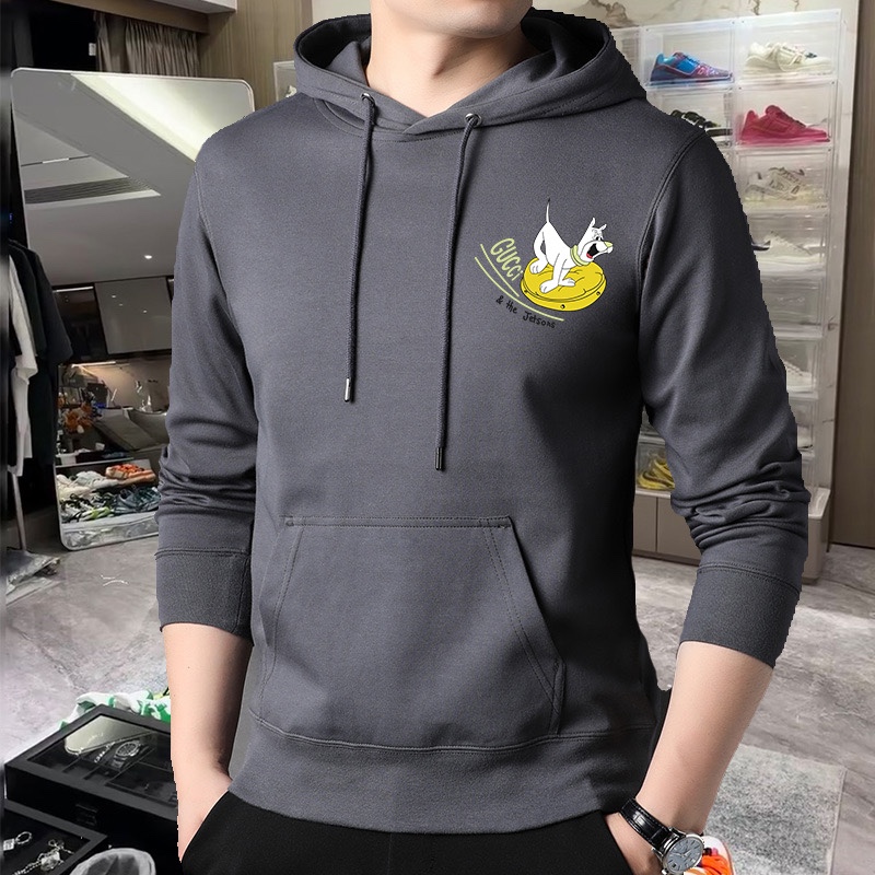 NO:121053,Add velvet, can wear 200 kilograms of fat man's gossip, Gucci, original quality, complete three standards, latest 2025, hooded sweatshirt T-shirt, selected counter custom-made top imported fabric, all details are perfectly 1 to 1 replica, restore the authentic 100% original hardware, high-end customized auxiliary materials, original factory original standard, excellent upper body effect!  Number of codes: M-4XL (remarks to add fleece to order) No fleece is added by default!  ,gucci,hoodie,sweatshirts,tees,t-shirt,hats,alexander wang19860909加绒 可穿200斤胖子福音 古奇Gucci 原单品质 三标齐全 2025最新款 连帽卫衣T恤 精选专柜订制顶级进口面料 所有细节做工完美1比1复刻 还原正品百分百 原版五金 高端订制辅料 原厂原标 上身效果超赞！码数:M-4XL（要加绒下单备注）默认不加绒！,,gucci,hoodie,sweatshirts,tees，t-shirt,hats,alexander wang,Men's clothing