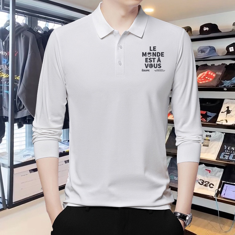 NO:119617,Wearable 220 catties M-5XL Louis Vuitton LV Original quality Latest model Business men's long-sleeved lapel Polo T-shirt with high-end printed workmanship!  Selected counters to customize top imported fabrics, all details are perfectly 1-to-1 reproduction, restore the authenticity 100% original hardware, high-end customized auxiliary materials, original factory original standard, excellent upper body effect!  ,,louis vuitton,louis vuitton,tees,t-shirt,alexander wang19860909可穿220斤 M-5XL路易威登LV 原单品质 最新款 商务男装长袖翻领PoloT恤 高级印花做工！精选专柜订制顶级进口面料 所有细节做工完美1比1复刻 还原正品百分百 原版五金 高端订制辅料 原厂原标 上身效果超赞！,,louis vuitton,louis vuitton,tees，t-shirt,alexander wang,Men's clothing
