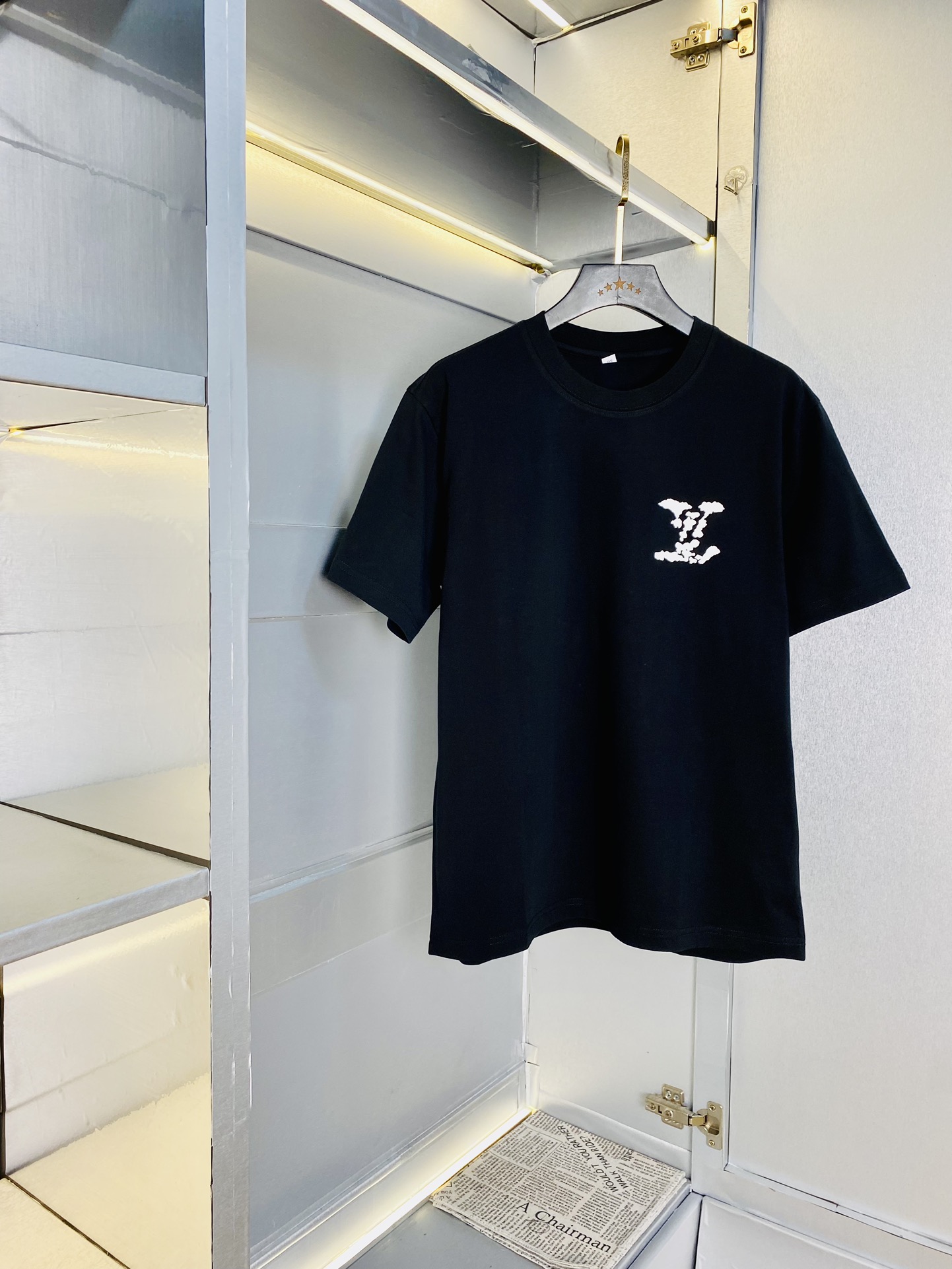 ！ 🔥穿210斤 胖子福音 情侣装💞路易威登Lv 原单品质 2025最新款 男装短袖T恤 精选专柜订制顶