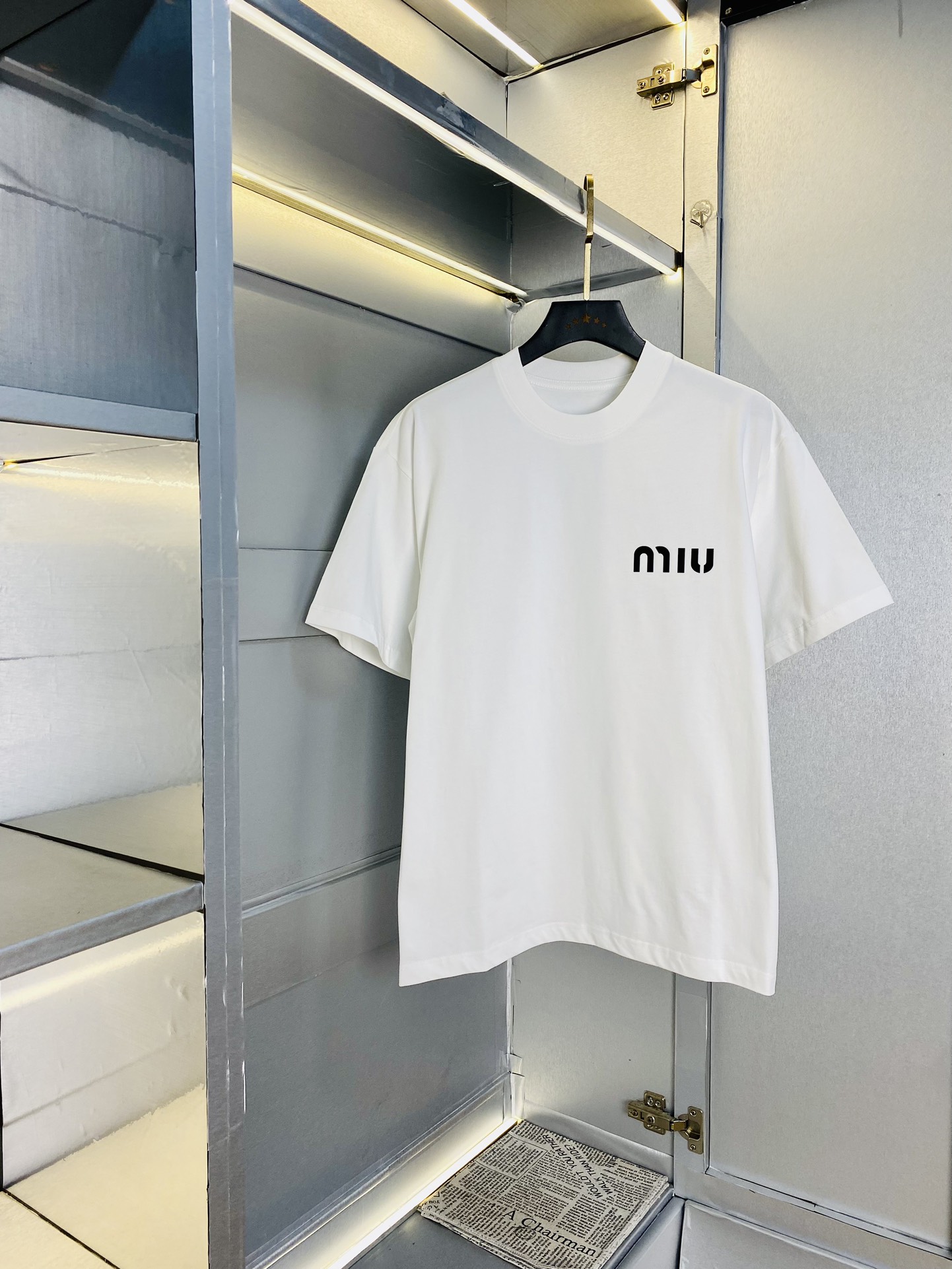 ！ 🔥穿210斤 胖子福音 情侣装💞缪缪MiuMiu 原单品质 2025最新款 男装短袖T恤 精选专柜订