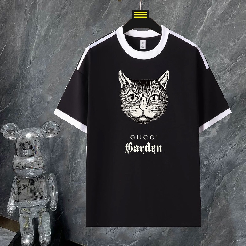 NO:122852,Wearable 240 catties, size M-6XL Gucci original single quality shoulder-falling style!  Latest style Men's round neck short-sleeved T-shirt with high-end printed workmanship!  Selected counters to customize top imported fabrics, all details are perfectly 1-to-1 reproduction, restore the authenticity 100% original hardware, high-end customized auxiliary materials, original factory original standard, excellent upper body effect!  ,gucci,T-shirt,tees,t-shirt,alexander wang19860909可穿240斤 码数M-6XL 古奇Gucci 原单品质 落肩款！最新款 男装圆领短袖T恤 高级印花做工！精选专柜订制顶级进口面料 所有细节做工完美1比1复刻 还原正品百分百 原版五金 高端订制辅料 原厂原标 上身效果超赞！,,gucci,T-shirt,tees，t-shirt,alexander wang,Men's clothing