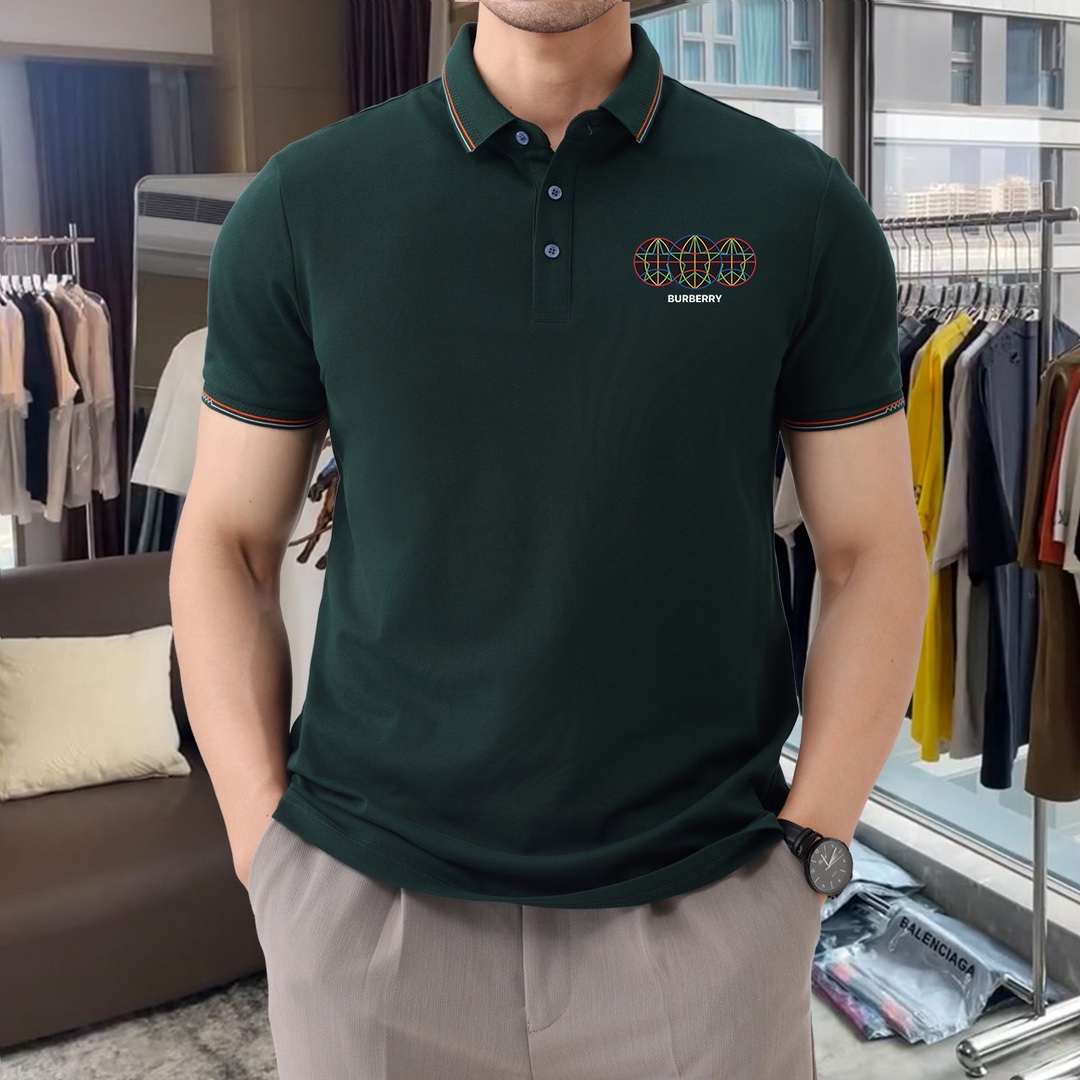 NO:129551,Wearable 240 catties, size M-6XL Burberry Burberry Original quality Latest style Men's lapel short-sleeved T-shirt, high-end printed workmanship!  Selected counters to customize the top mercerized bead flooring fabric, all the details are perfectly 1-to-1 reproduction, restore the authenticity 100% original hardware, high-end customized auxiliary materials, original factory original standard, excellent upper body effect!  ,burberry,burberry,T-shirt,tees,t-shirt,alexander wang19860909可穿240斤 码数M-6XL 巴宝莉Burberry 原单品质 最新款 男装翻领短袖T恤 高级印花做工！精选专柜订制顶级丝光珠地棉进口面料 所有细节做工完美1比1复刻 还原正品百分百 原版五金 高端订制辅料 原厂原标 上身效果超赞！,,burberry,burberry,T-shirt,tees，t-shirt,alexander wang,Men's clothing