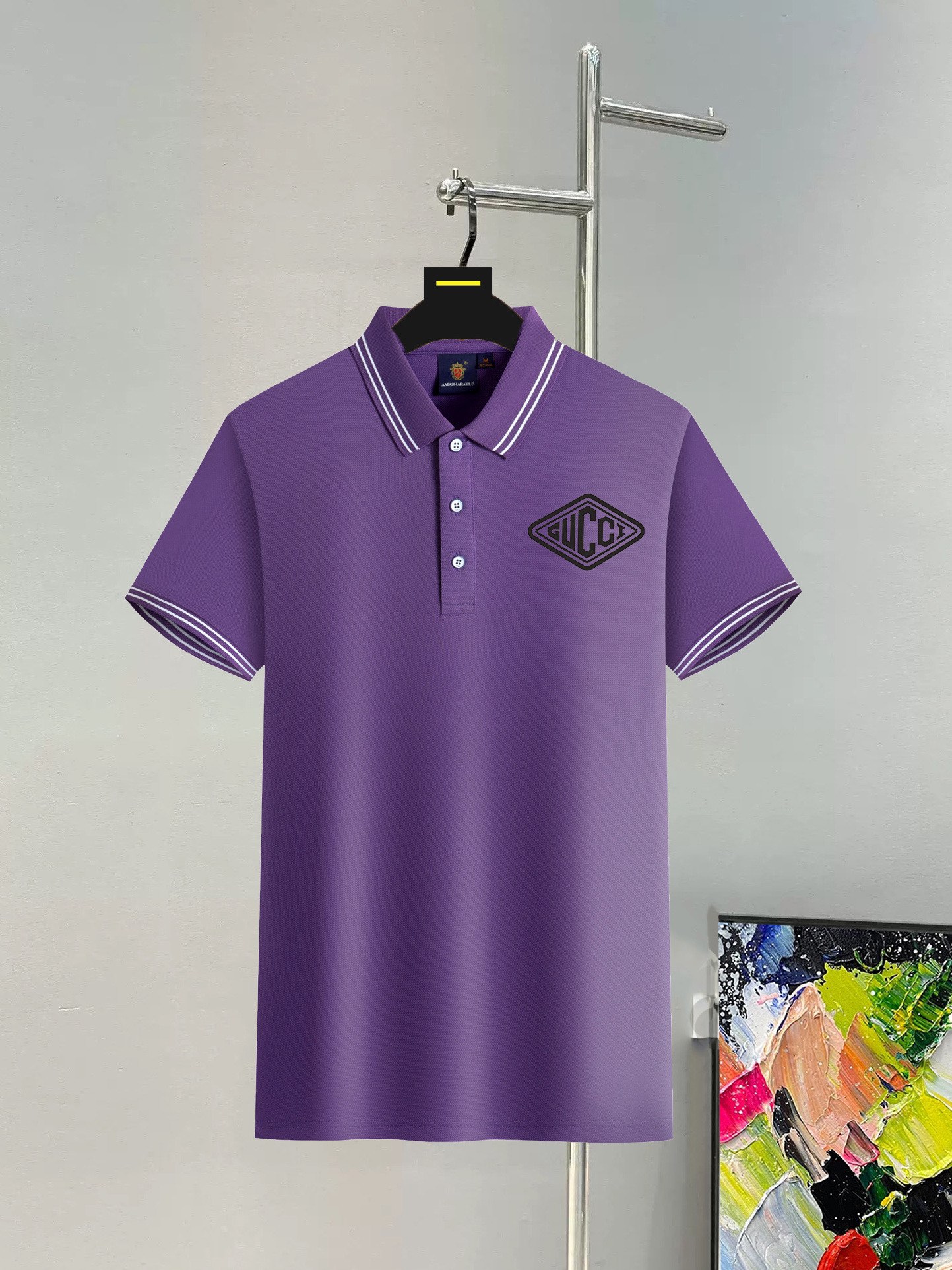 NO:159104,Wearable 200 catties, size M-4XL Gucci original single quality latest style men's lapel short-sleeved T-shirt, high-end printed workmanship!  Selected counters to customize the top mercerized bead flooring fabric, all the details are perfectly 1-to-1 reproduction, restore the authenticity 100% original hardware, high-end customized auxiliary materials, original factory original standard, excellent upper body effect!  ,gucci,T-shirt,tees,t-shirt,alexander wang19860909可穿200斤 码数M-4XL 古奇Gucci 原单品质 最新款 男装翻领短袖T恤 高级印花做工！精选专柜订制顶级丝光珠地棉进口面料 所有细节做工完美1比1复刻 还原正品百分百 原版五金 高端订制辅料 原厂原标 上身效果超赞！,,gucci,T-shirt,tees，t-shirt,alexander wang,Men's clothing