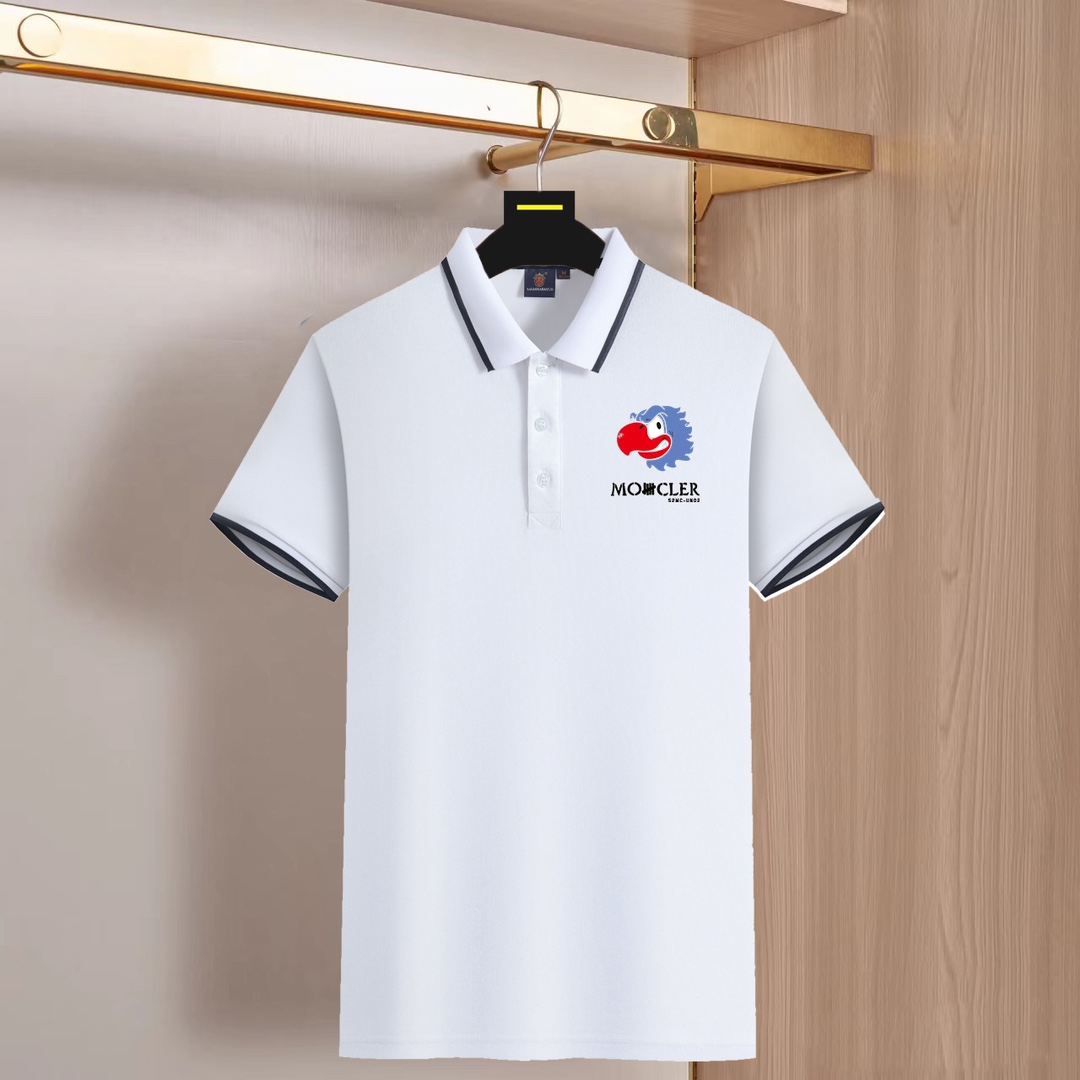 NO:126095,Wearable 240 catties, size M-6XL, masked Moncler, original single quality, latest 2025 men's lapel short-sleeved T-shirt, high-end printed workmanship!  Selected counters to customize the top mercerized bead flooring fabric, all the details are perfectly 1-to-1 reproduction, restore the authenticity 100% original hardware, high-end customized auxiliary materials, original factory original standard, excellent upper body effect!  ,,christian louboutin,Moncler,T-shirt,tees,t-shirt,alexander wang19860909可穿240斤 码数M-6XL 蒙口Moncler 原单品质 2025最新款 男装翻领短袖T恤 高级印花做工！精选专柜订制顶级丝光珠地棉进口面料 所有细节做工完美1比1复刻 还原正品百分百 原版五金 高端订制辅料 原厂原标 上身效果超赞！,,christian louboutin,Moncler,T-shirt,tees，t-shirt,alexander wang,Men's clothing