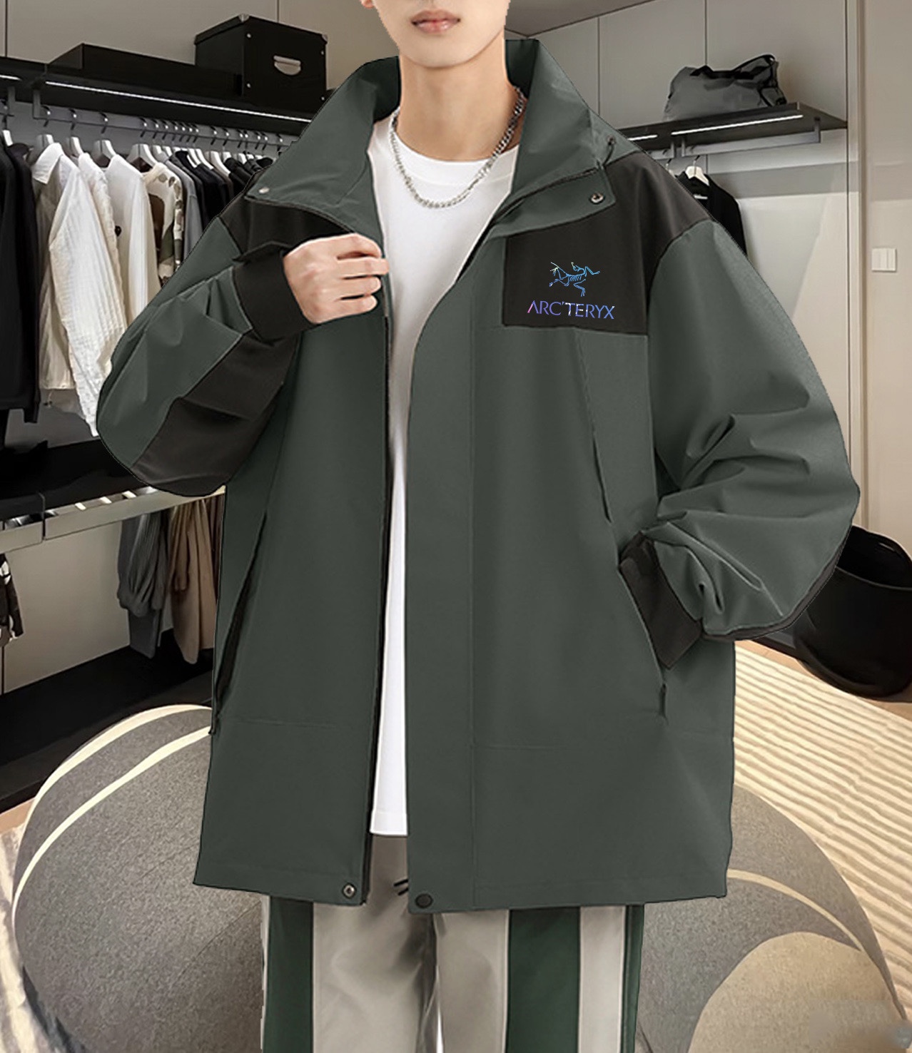 NO:127293,The original order of the official website can wear 200 kilograms of Archaeopteryx. Early spring model!  New jacket, high-quality, original fabric, internet celebrity, same style, custom hardware and accessories for opening molds, very comfortable, super versatile, beautiful jacket, non-market, ordinary version, random comparison, absolutely guaranteed quality, color, color, size M-4XL, arc'teryx, jackets & coats, jackets & coats, alexander wang19860909官网原单货 可穿200斤始祖鸟Arcteryx 早春款！新款外套夹克 高版本高品质 原版面料网红明星同款 开模定制五金辅料 感非常舒服 超级百搭好看的一款外套 非市场普通版本 随意对比 品质绝对保证 颜色图色 尺码M-4XL,arc'teryx,jackets & coats,jackets & coats,alexander wang,Men's clothing