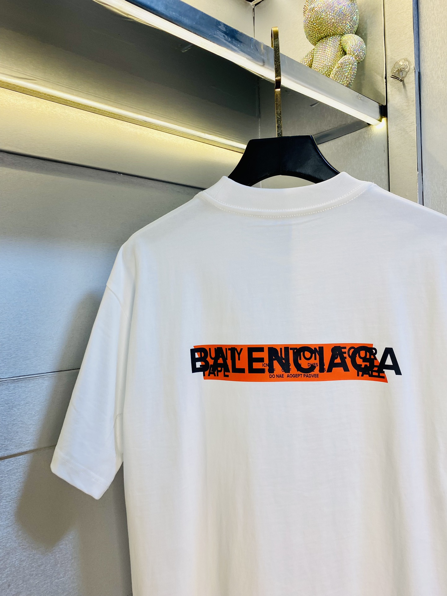 P230 🔥穿240斤 胖子福音 情侣装💞巴黎世家Balenciaga 原单品质 2025最新款 男装短袖T恤 精选专柜订制顶级🐥丝光棉🐥进口面料 所有细节做工完美1比1复刻 还原正品百分百 原版五金 高端订制辅料 原厂原标 上身效果超赞！码数偏大：S-3XL(175/130斤穿S)
