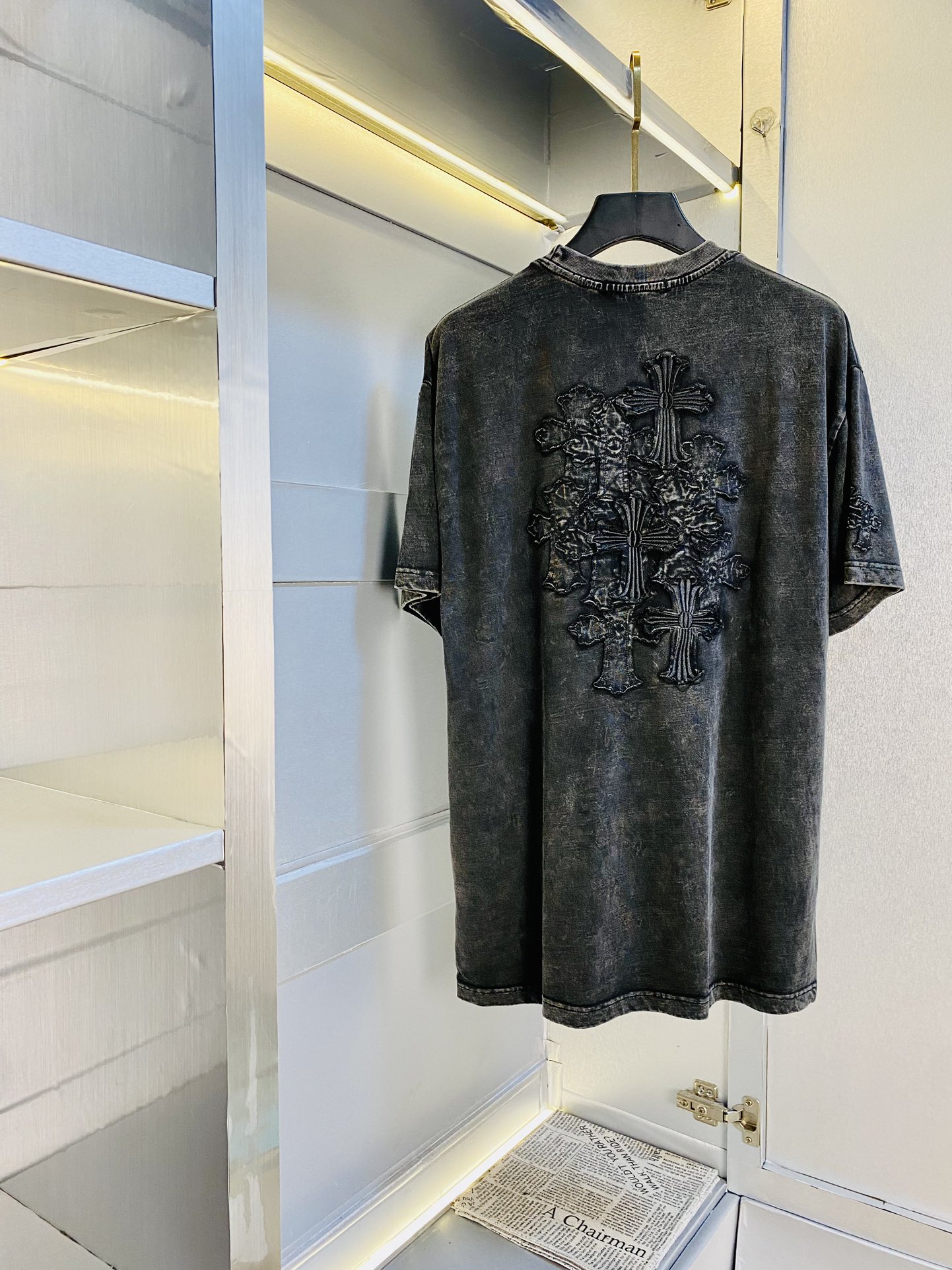 NO:452572,Wearable 220 catties Couple model Croxin ChromeHearts Original quality Latest style Men's short-sleeved T-shirt High-end printed workmanship!  Selected counter custom-made pure cotton imported fabrics, all details are perfectly 1 to 1 replica, restore the authenticity 100% original hardware, high-end customized auxiliary materials, original factory original standard, excellent upper body effect!  S-XL (170/catties wear S), chrome hearts, chrome hearts, T-shirt, tees, t-shirt, alexander wang19860909可穿220斤 情侣款 克罗心ChromeHearts 原单品质 最新款 男装短袖T恤 高级印花做工！精选专柜订制纯棉进口面料 所有细节做工完美1比1复刻 还原正品百分百 原版五金 高端订制辅料 原厂原标 上身效果超赞！码数S-XL（170/斤穿S）,,chrome hearts,chrome hearts,T-shirt,tees，t-shirt,alexander wang,Men's clothing