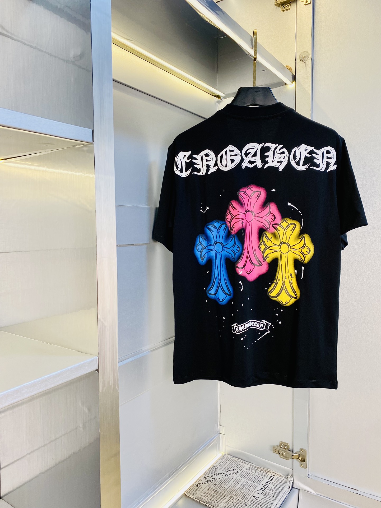 NO:469698,Wearing 210 pounds, Fatty Gospel, Couple outfit, Chrome Hearts, Original quality, Latest style, Men's short-sleeved T-shirt, Selected counter custom-made top-grade cotton imported fabric, All details are perfectly 1-to-1 reproduction, Restore the authenticity 100% Original hardware, High-end customized auxiliary materials, Original original mark, The upper body effect is excellent!  M-3XL (175/130 catties M), chrome hearts, chrome hearts, T-shirt, tees, t-shirt, alexander wang19860909穿210斤 胖子福音 情侣装克罗心Chrome Hearts 原单品质 最新款 男装短袖T恤 精选专柜订制顶级纯棉进口面料 所有细节做工完美1比1复刻 还原正品百分百 原版五金 高端订制辅料 原厂原标 上身效果超赞！码数偏大M-3XL(175/130斤穿M),,chrome hearts,chrome hearts,T-shirt,tees，t-shirt,alexander wang,Men's clothing