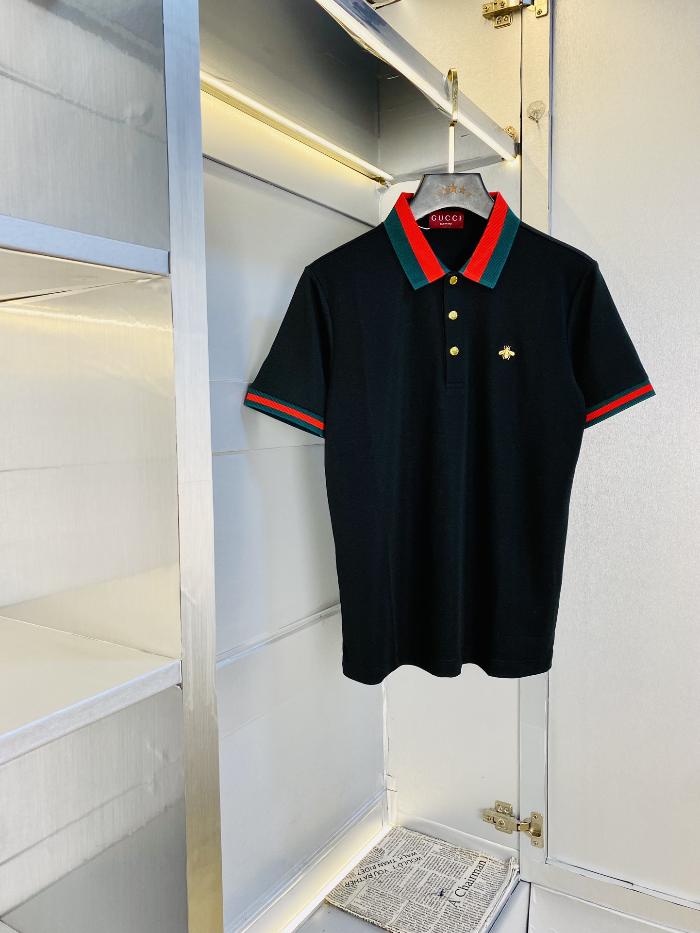 NO:160493,Wearable 210 kilograms of fat man's gossip Gucci Original single quality 2025 latest clothes Short-sleeved lapel Short-sleeved Polo Selected counter customized top-grade imported mercerized cotton fabrics All details are perfectly 1 to 1 replicate, restore the authentic 100% original hardware High-end custom auxiliary materials Original original mark The upper body effect is excellent Number of codes M-4XL,,gucci,T-shirt,alexander wang19860909可穿210斤胖子福音 古奇Gucci 原单品质 2025最新款衣服 短袖翻领短袖Polo 精选专柜订制顶级朱地丝光棉进口面料 所有细节做工完美1比1复刻 还原正品百分百 原版五金 高端订制辅料 原厂原标 上身效果超赞 码数 M-4XL,,gucci,T-shirt,alexander wang,Men's clothing