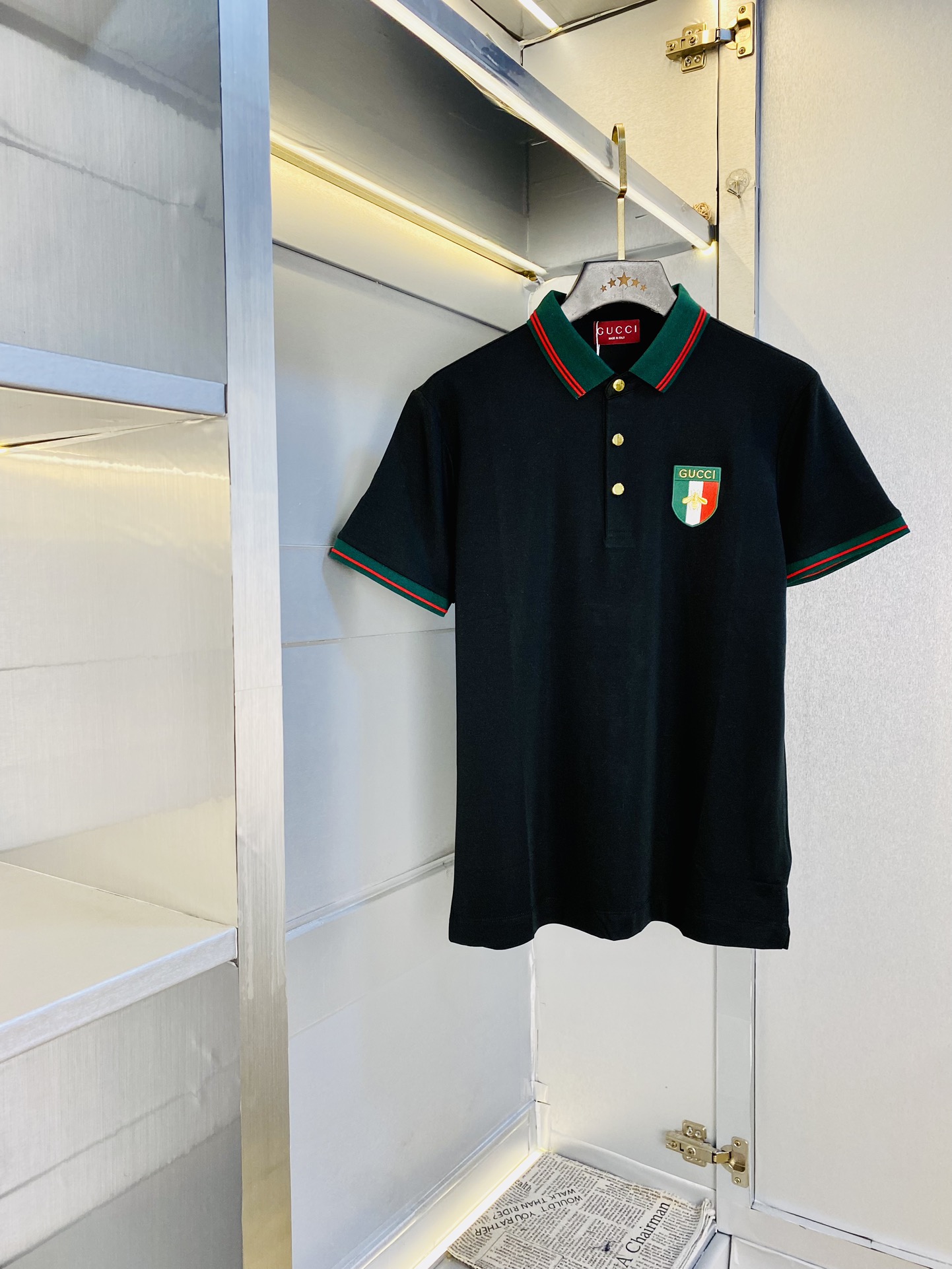 NO:147103,Wearable 210 kilograms of fat man's gospel Gucci Original quality Latest clothes Short-sleeved lapel Short-sleeved Polo Selected counter custom-made top-grade imported mercerized cotton fabrics All details are perfectly 1 to 1 replica of the original product Restore the authenticity 100% Original hardware High-end custom auxiliary materials Original original mark Excellent upper body effect Number M-4XL,,gucci,T-shirt,alexander wang19860909可穿210斤胖子福音 古奇Gucci 原单品质 最新款衣服 短袖翻领短袖Polo 精选专柜订制顶级朱地丝光棉进口面料 所有细节做工完美1比1复刻 还原正品百分百 原版五金 高端订制辅料 原厂原标 上身效果超赞 码数 M-4XL,,gucci,T-shirt,alexander wang,Men's clothing