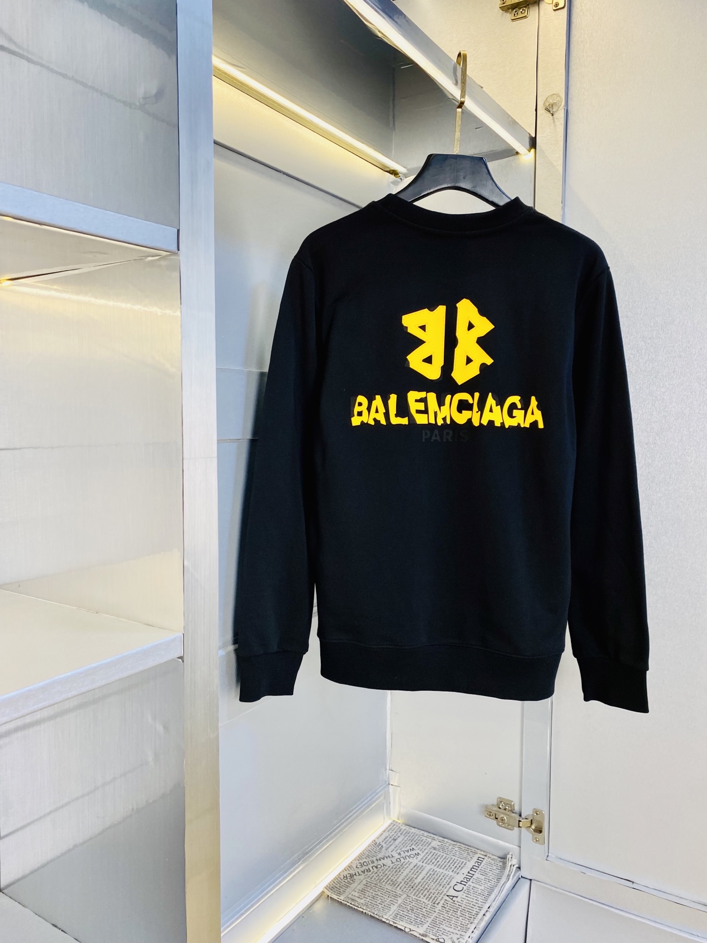双丝光棉！P220 官网款 可穿200斤🔥 巴黎世家Balenciaga 原单品质 注意内里不是毛圈⭕  内里丝光棉！三标齐全 2025最新款 衣服男装卫衣T恤 精选专柜订制顶级🐥双丝光棉🐥进口面料 所有细节做工完美1比1复刻 还原正品百分百 原版五金 高端订制辅料 原厂原标 上身效果超赞！码数:M-4XL