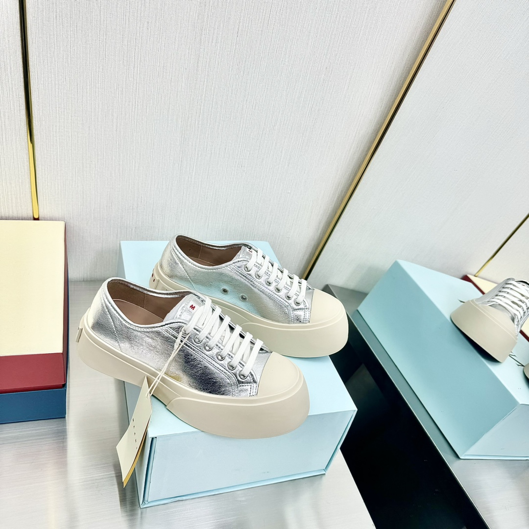 Marni 2021 Top Version Skull Skin Shoe: 1:1 Custom, Comfortable, Sheepskin Inside - 图片 5