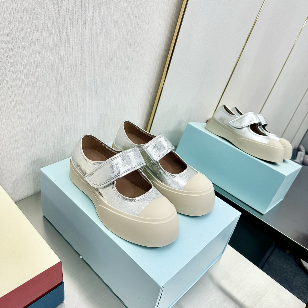 Marni 2021 Shoe: Top Version Skull Skin, 1:1 Custom, Comfortable, Sheepskin Inside - 图片 4