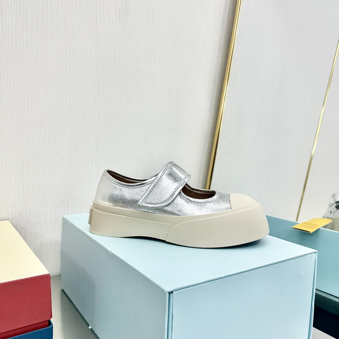 Marni 2021 Shoe: Top Version Skull Skin, 1:1 Custom, Comfortable, Sheepskin Inside - 图片 3