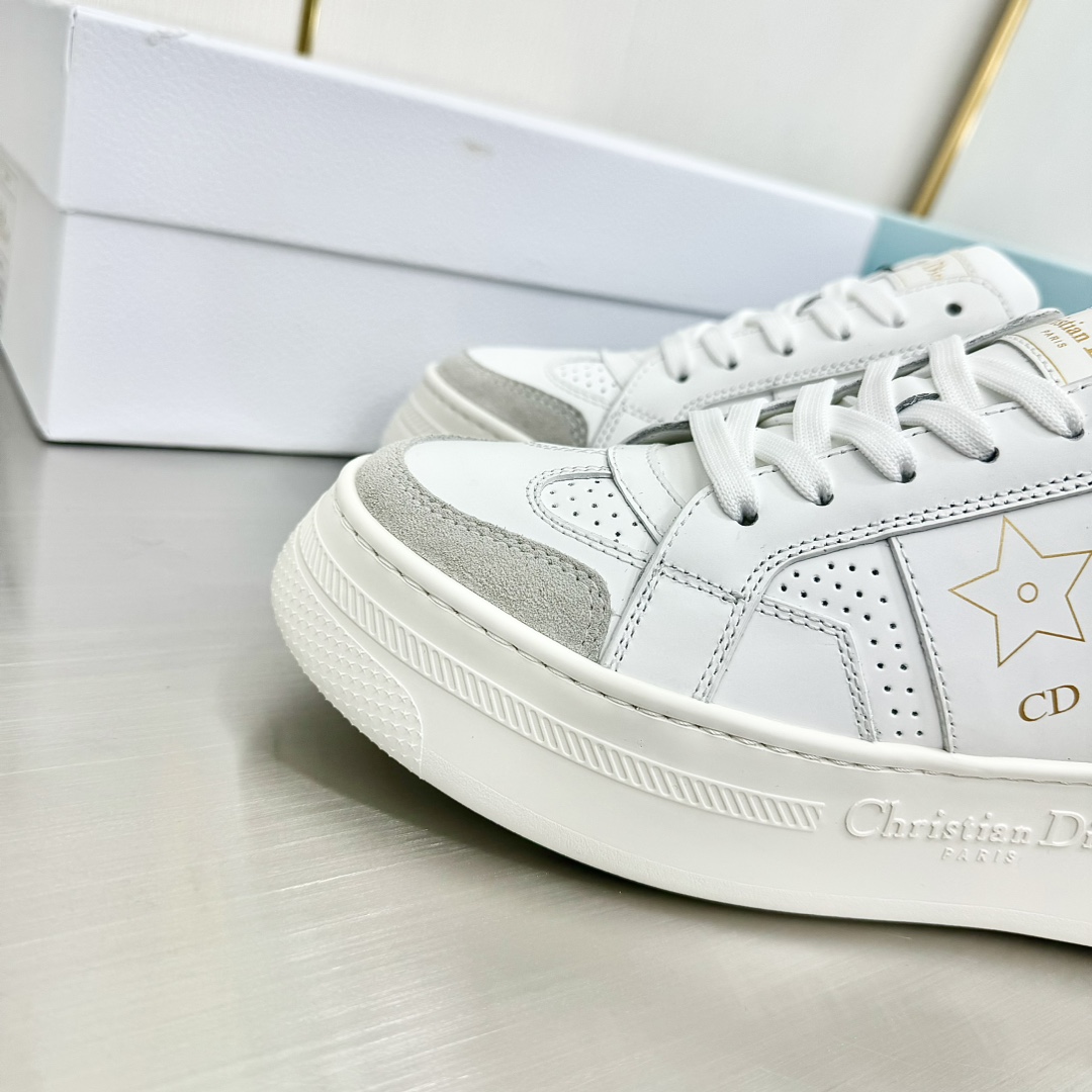 300Dior Dior Última Star Collection Pentagrama Fondo Grueso Zapatos Muffin Zapatillas Casual Zapatil