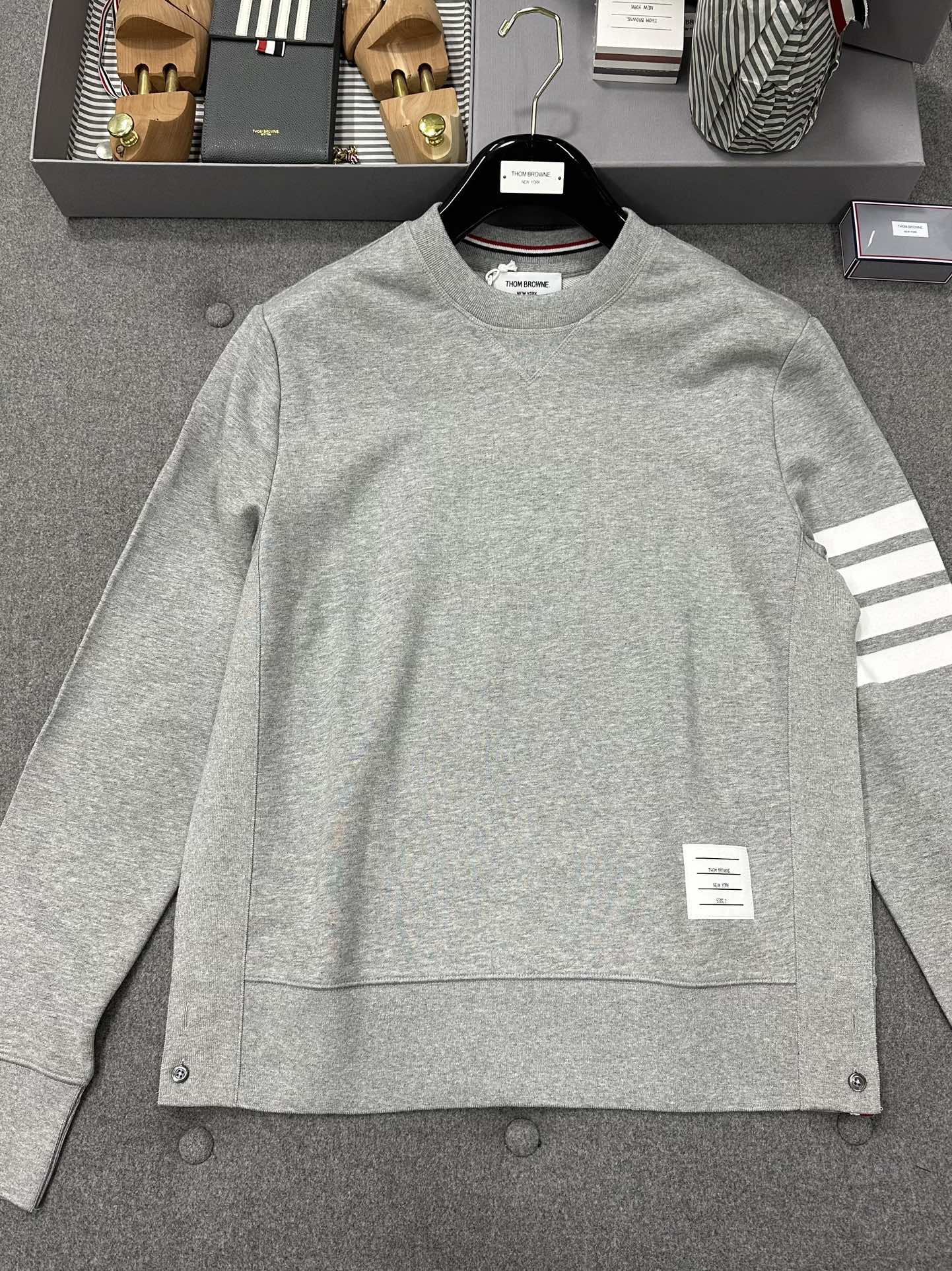 Thom Browne Clothing Sweatshirts From China
 Splicing Cotton