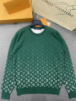 Louis Vuitton Clothing Knit Sweater Sweatshirts Cotton Knitting Fall/Winter Collection