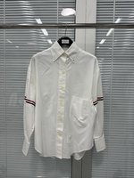 Perfect Replica
 Thom Browne Clothing Shirts & Blouses Brown Cotton Fashion Casual