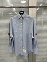 Thom Browne Clothing Shirts & Blouses Brown Cotton Fashion Casual