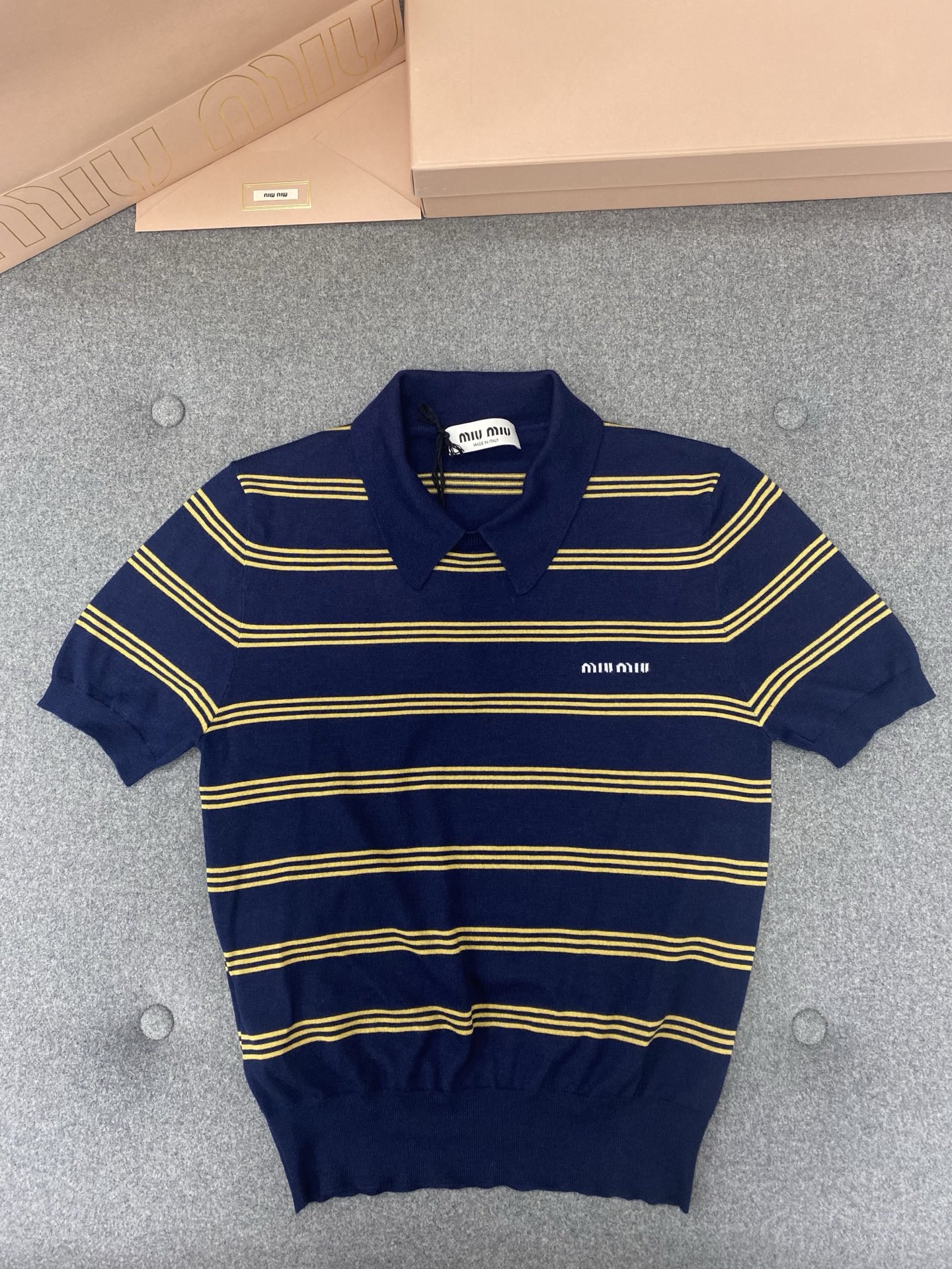 미우미우 여성 반팔 129775 Miu Miu T Shirt