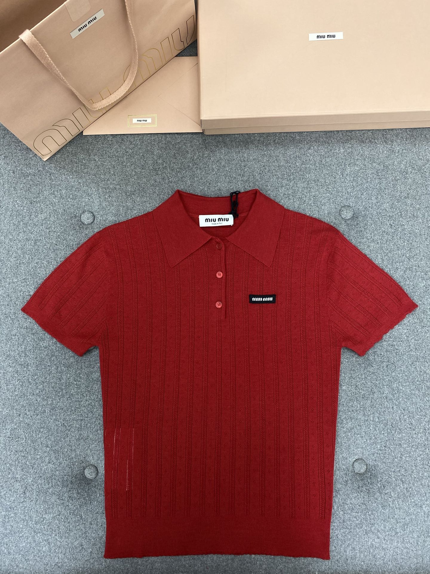 미우미우 여성 반팔 129770 Miu Miu T Shirt