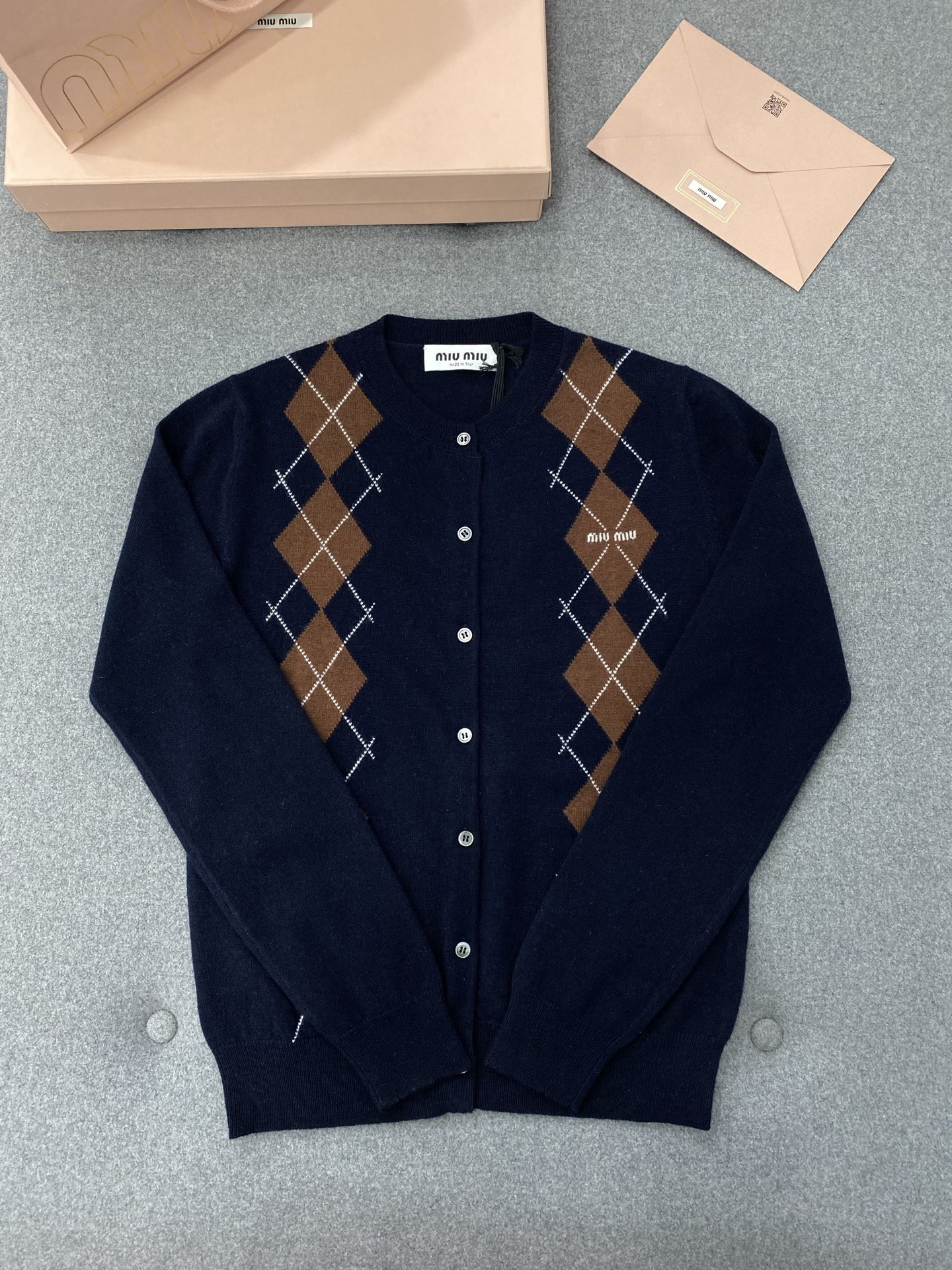 미우미우 여성 가디건 129765 Miu Miu Cardigan 썸네일 이미지