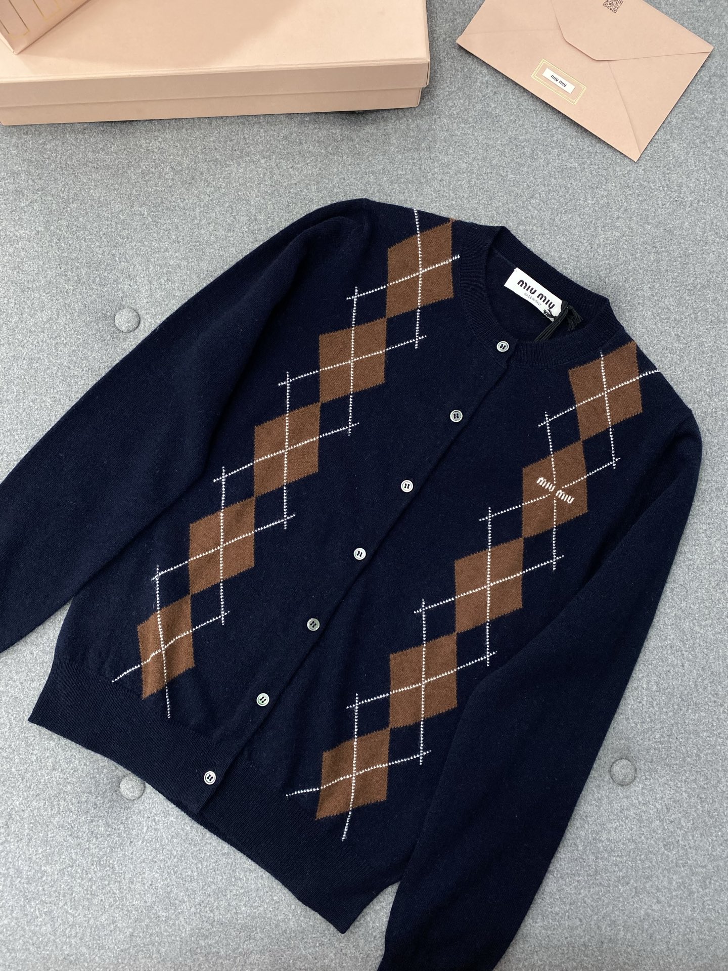 미우미우 여성 가디건 129765 Miu Miu Cardigan 썸네일 이미지