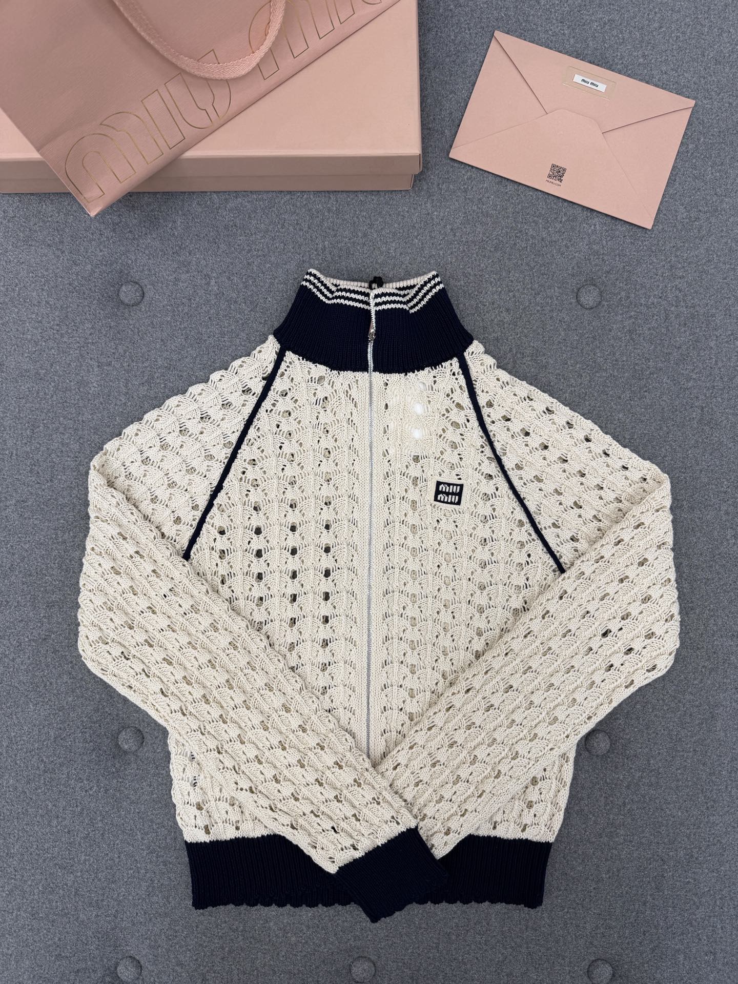 미우미우 여성 가디건 102150 Miu Miu Cardigan