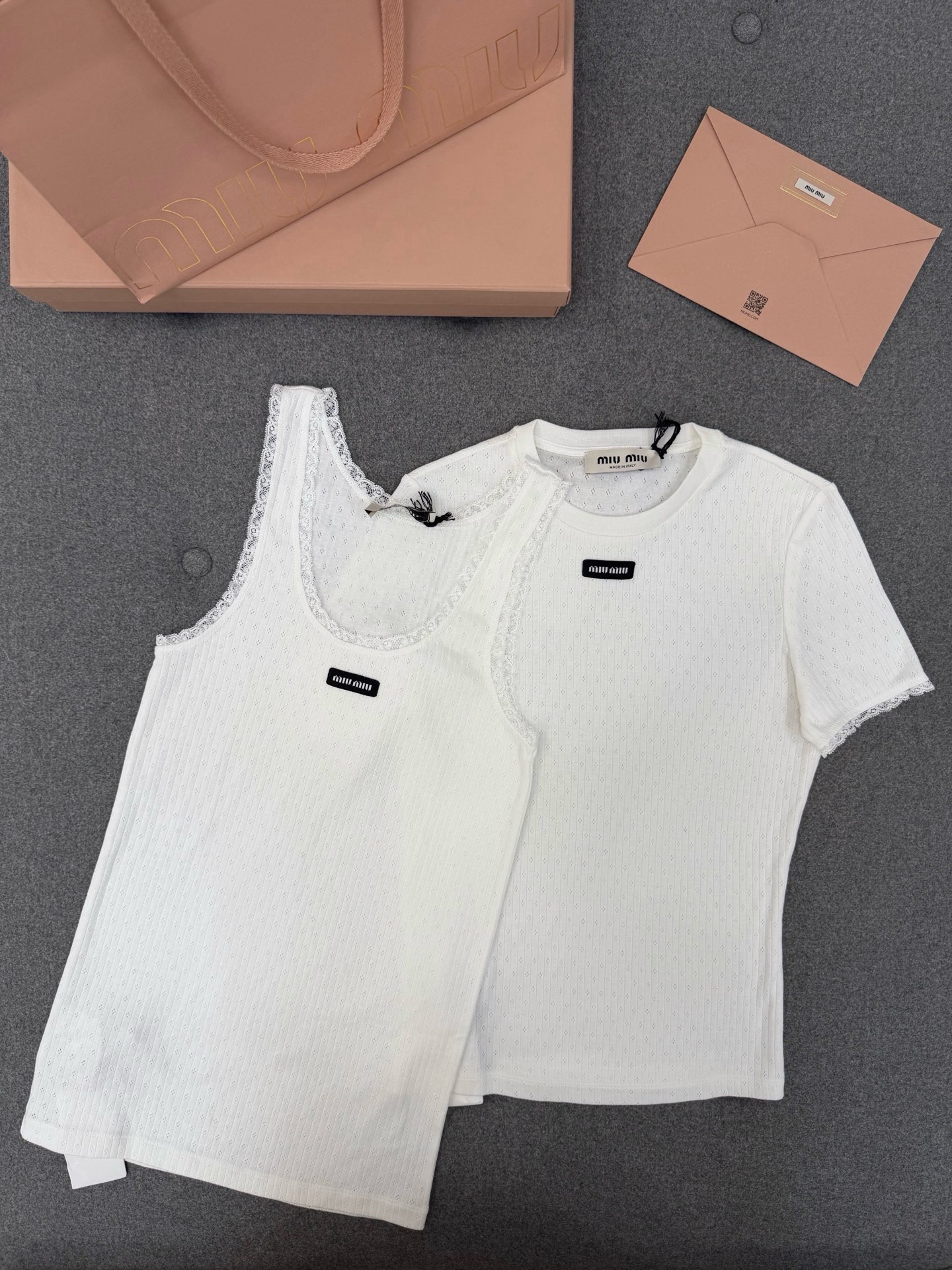 미우미우 여성 반팔 116918 Miu Miu T Shirt