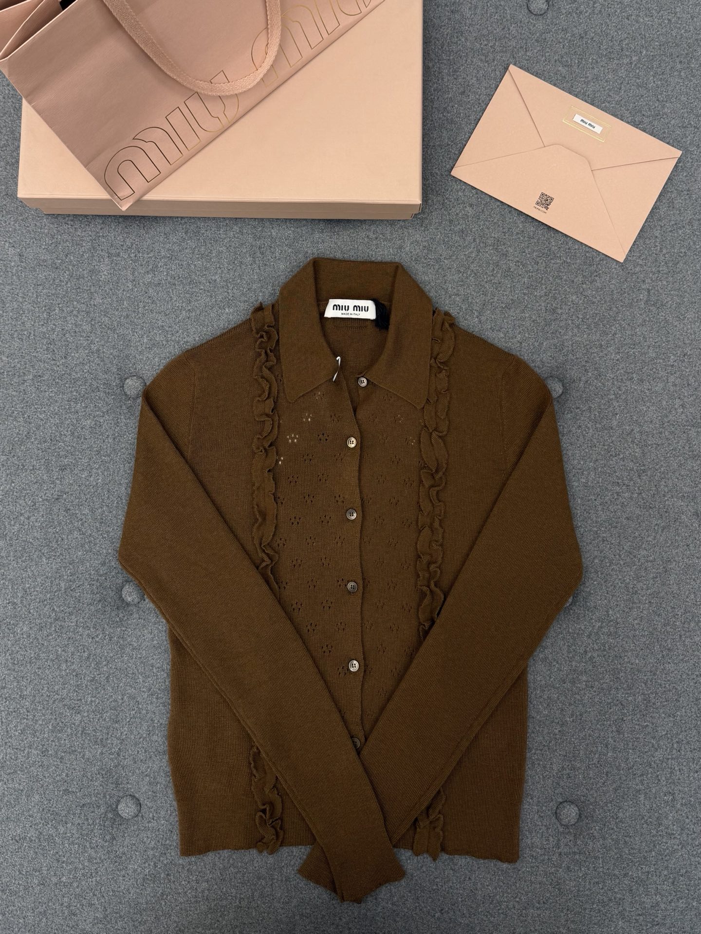 미우미우 여성 가디건 132826 Miu Miu Cardigan 썸네일 이미지