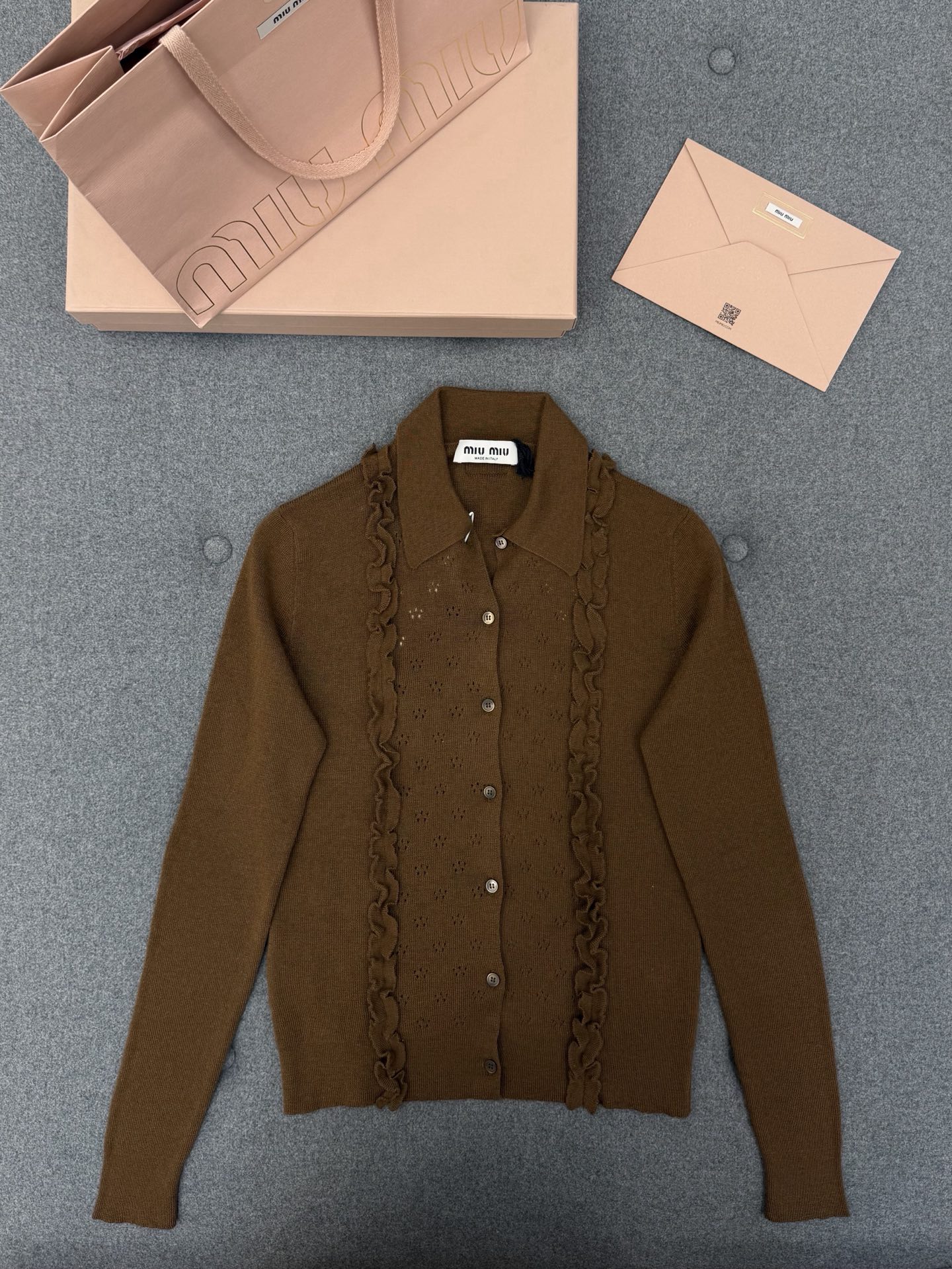 미우미우 여성 가디건 132826 Miu Miu Cardigan 썸네일 이미지