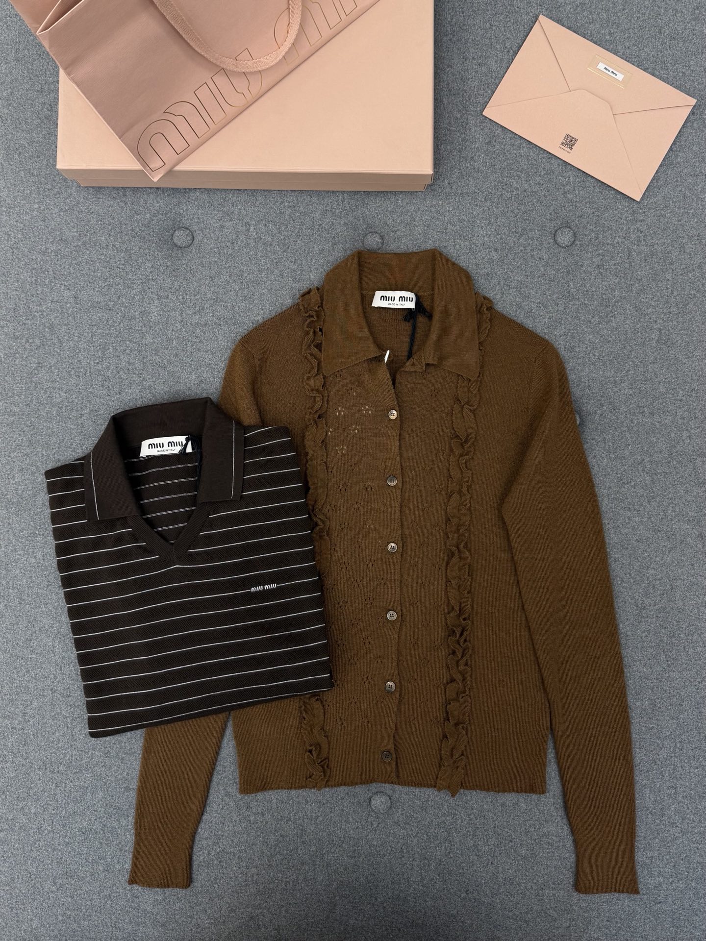 미우미우 여성 가디건 132826 Miu Miu Cardigan