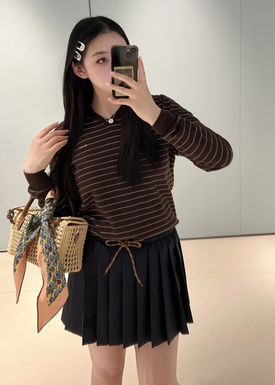 미우미우 여성 긴팔 132827 Miu Miu Long Sleeve 썸네일 이미지