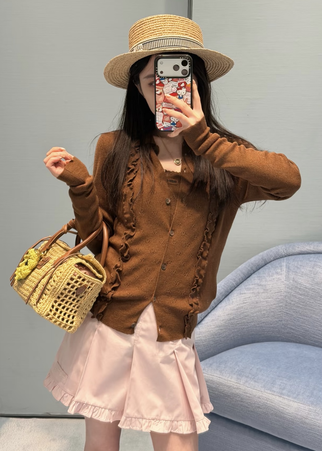미우미우 여성 가디건 132826 Miu Miu Cardigan 썸네일 이미지