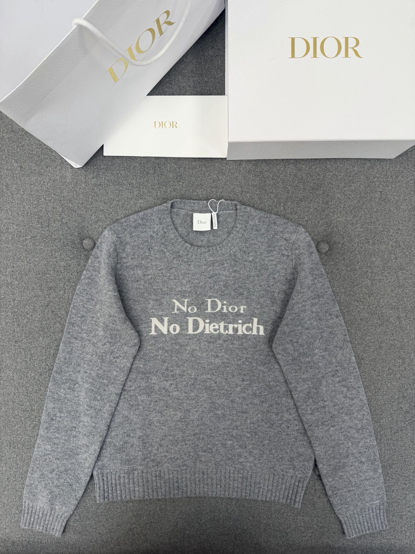 Gray Graphic Sweater