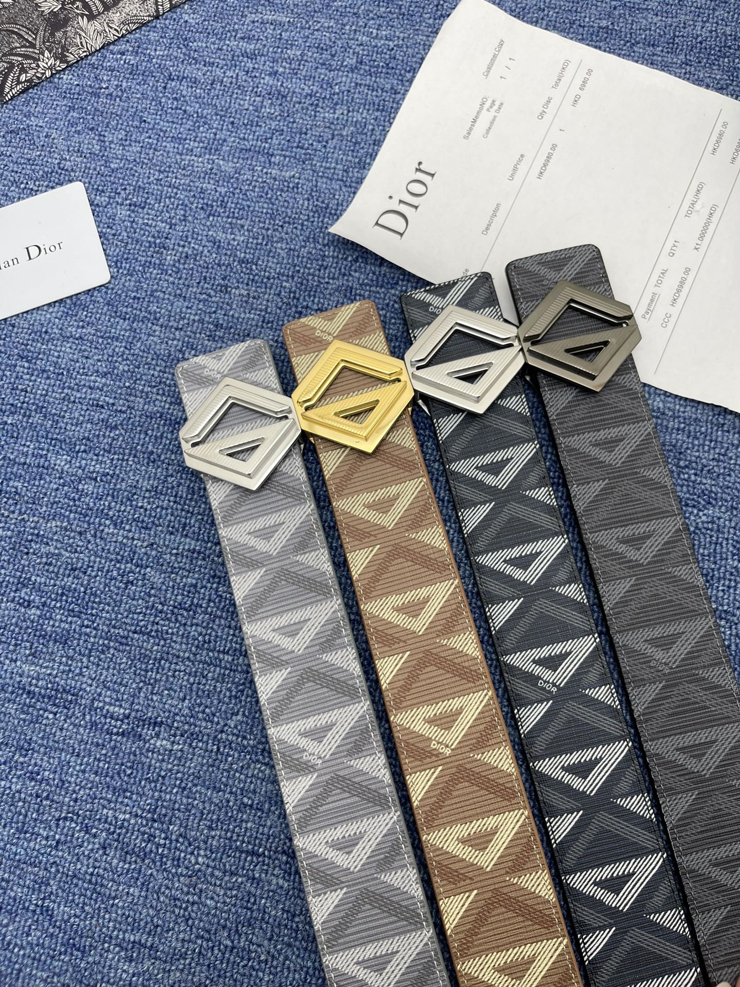 Dior 4.0cm nuevo colgante de lujo de cuatro colores