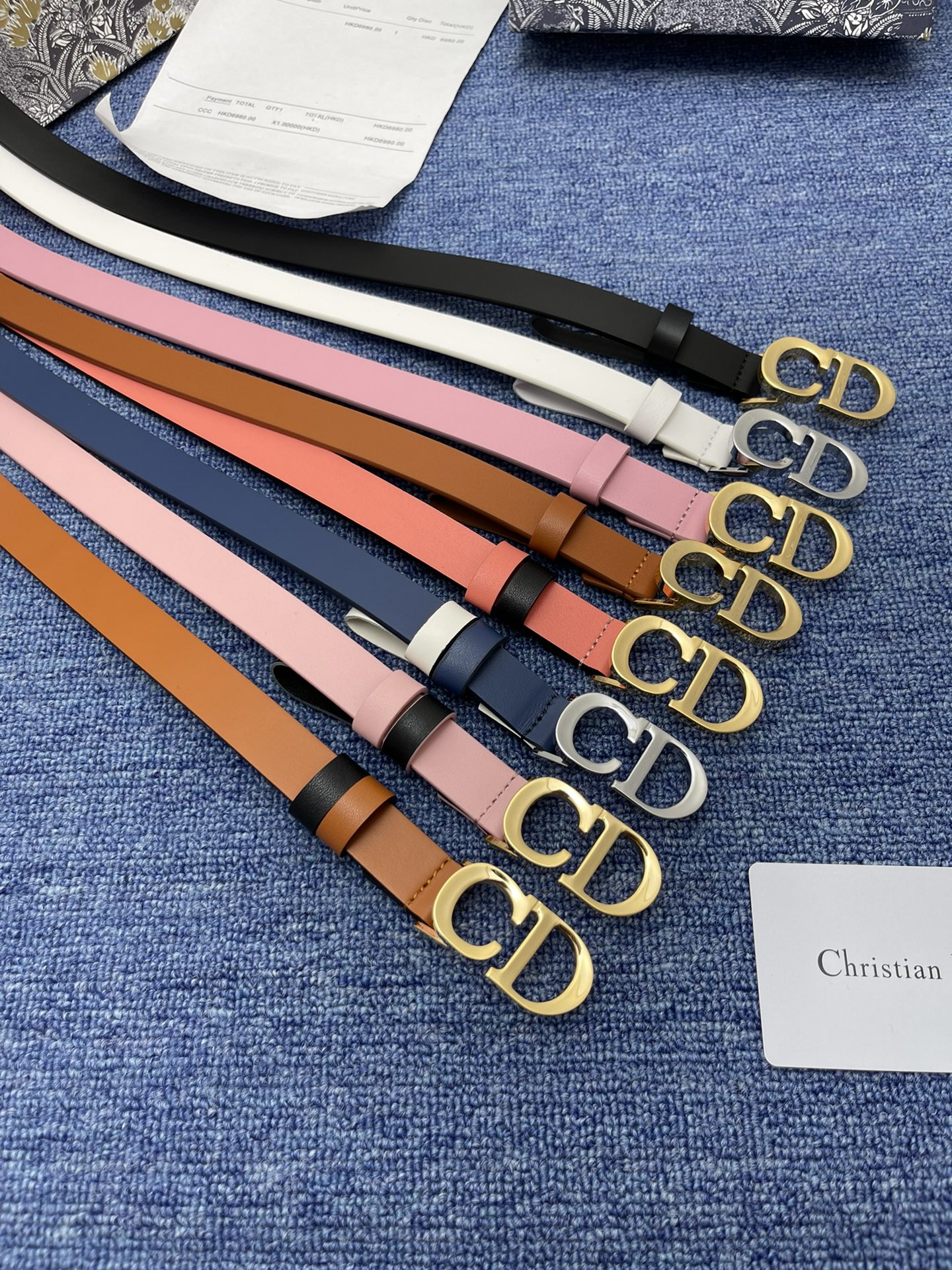 Dior 2.0cm nuevo broche de lujo de dos colores