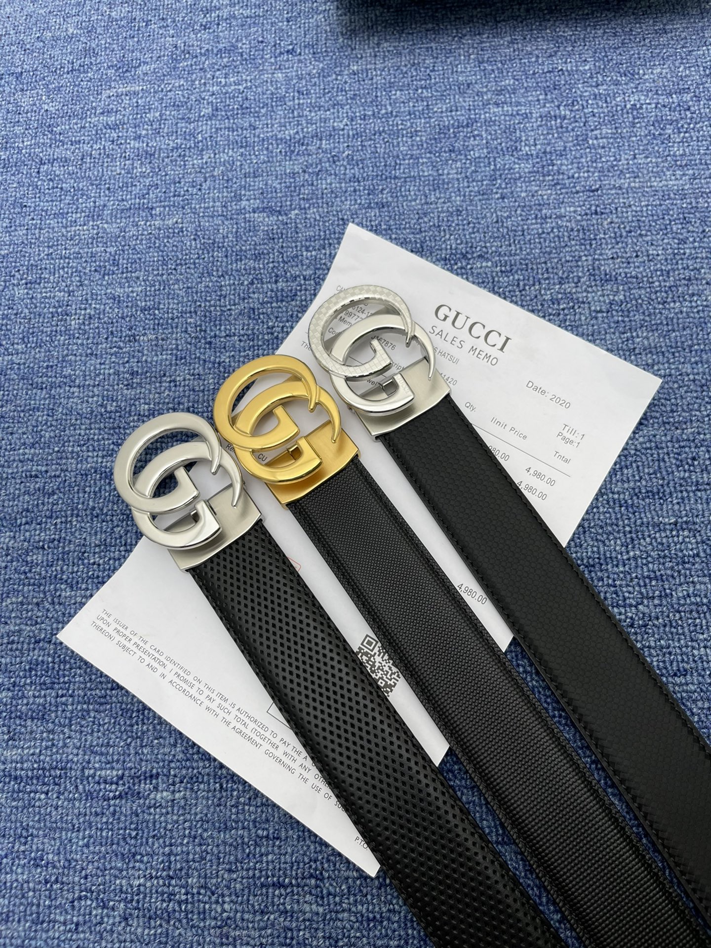 Gucci 3.5cm nueva serie de hebilla automática