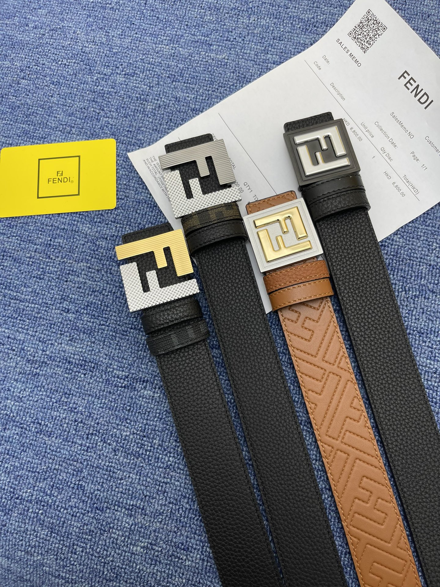 Fendi 3.5cm new boutique belt