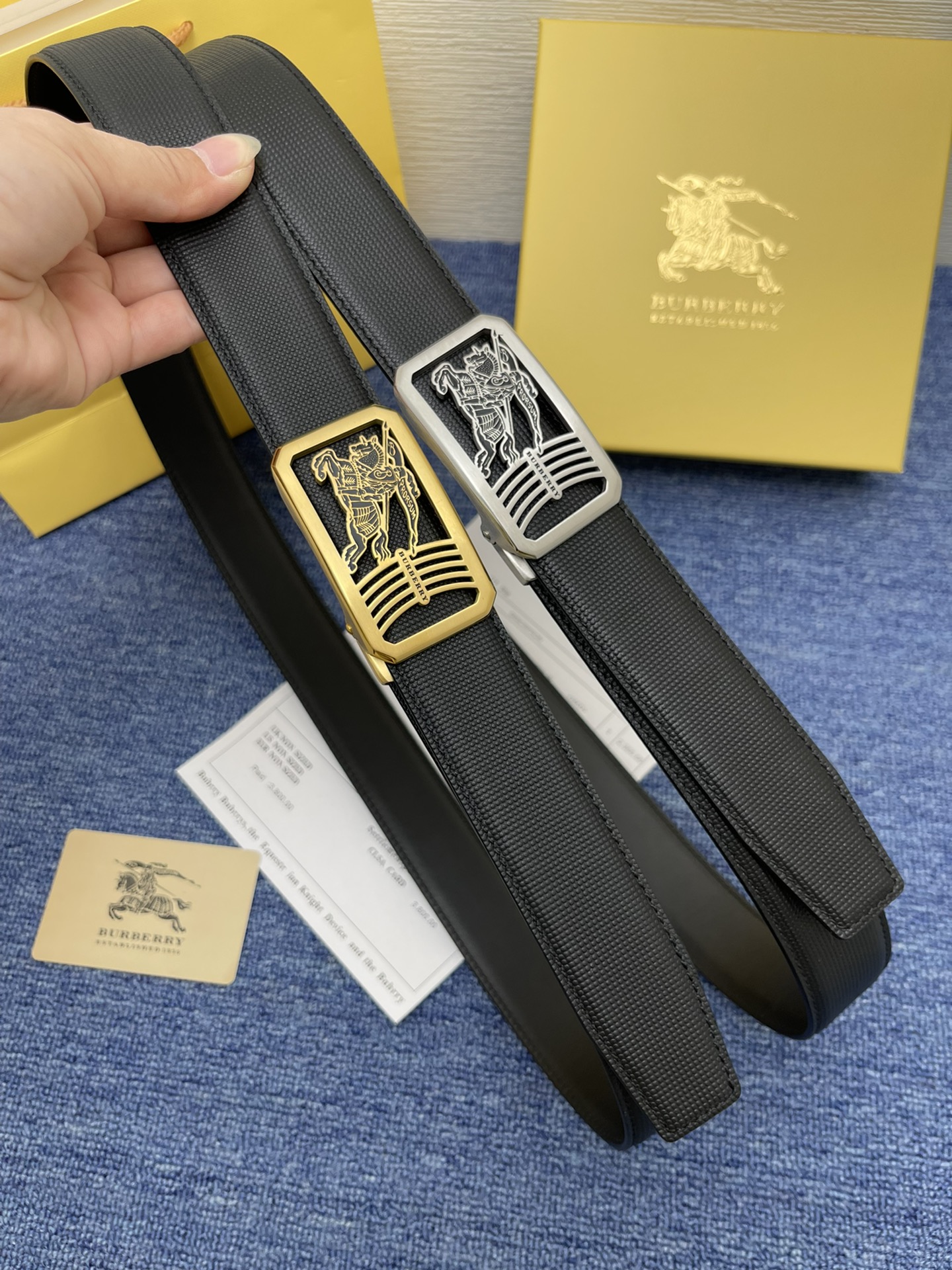 巴宝莉3.5cm新款精品自动扣