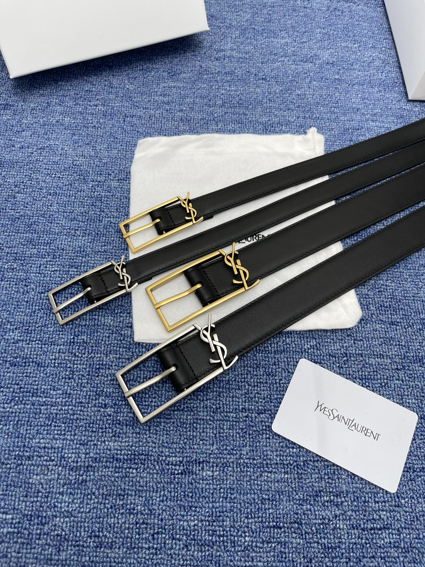 Saint Laurent new boutique women's belt series