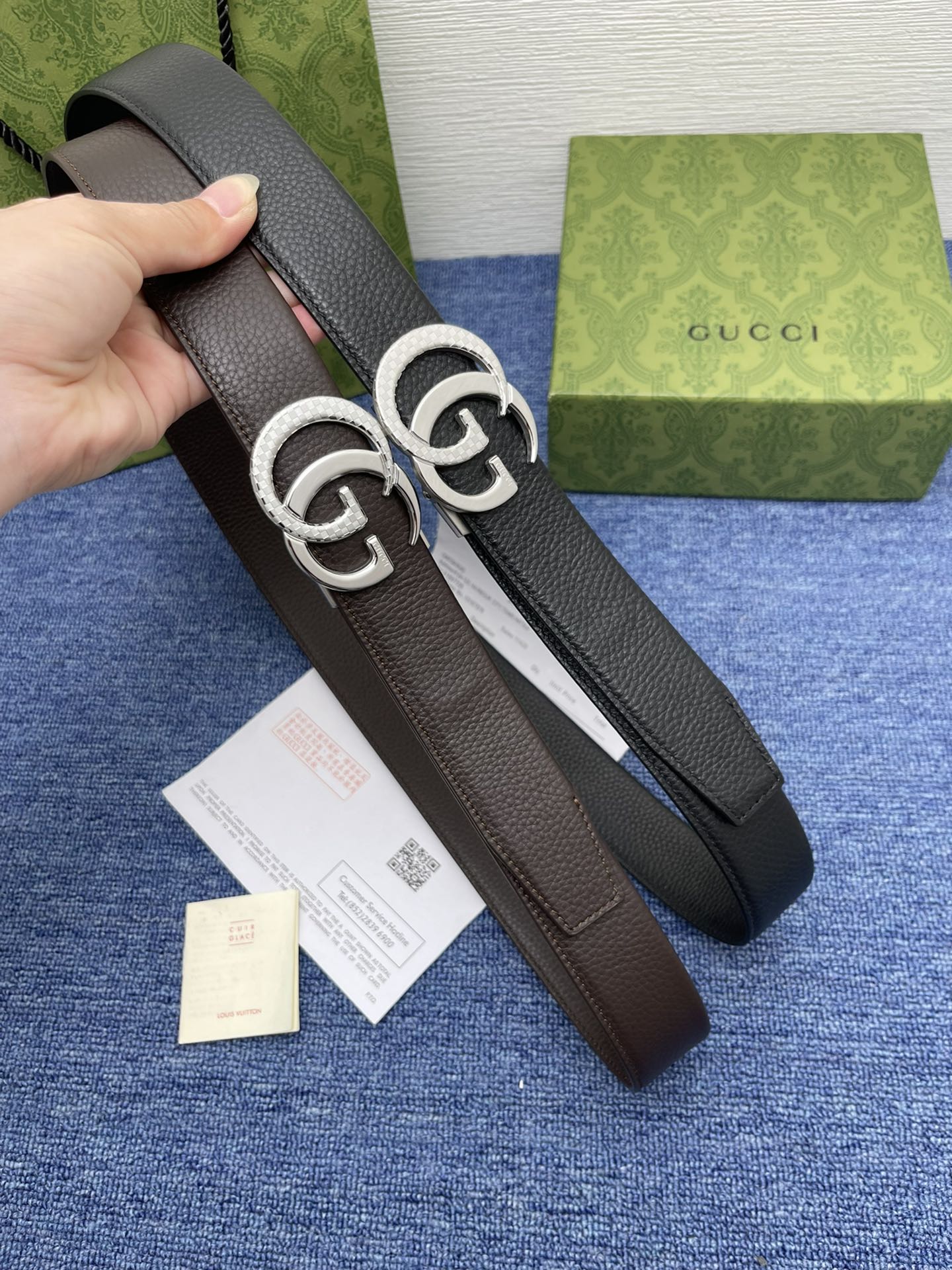 Gucci 3.5cm nueva hebilla automática de alta calidad
