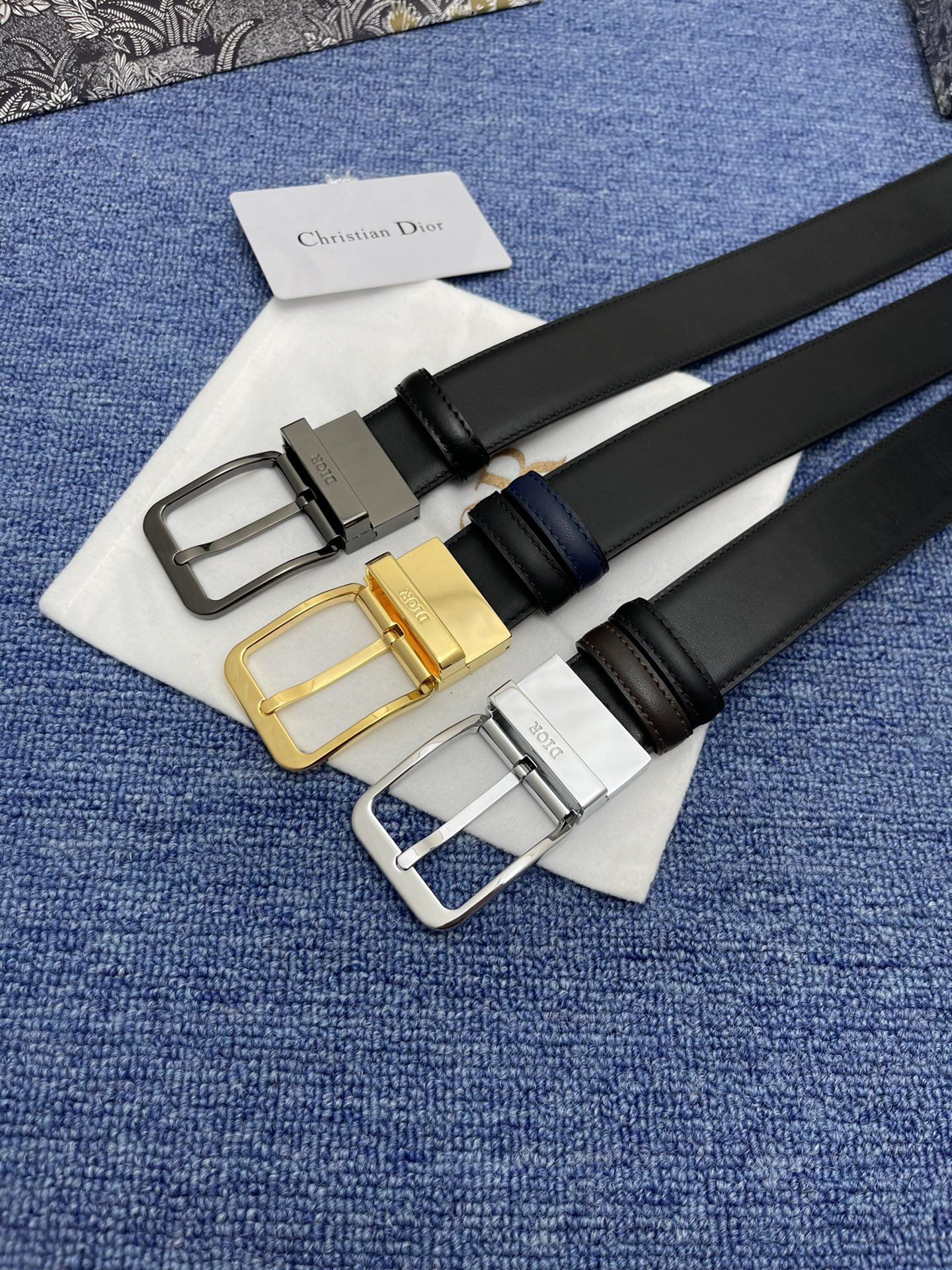 Dior 3.5cm nuevo broche de tres colores